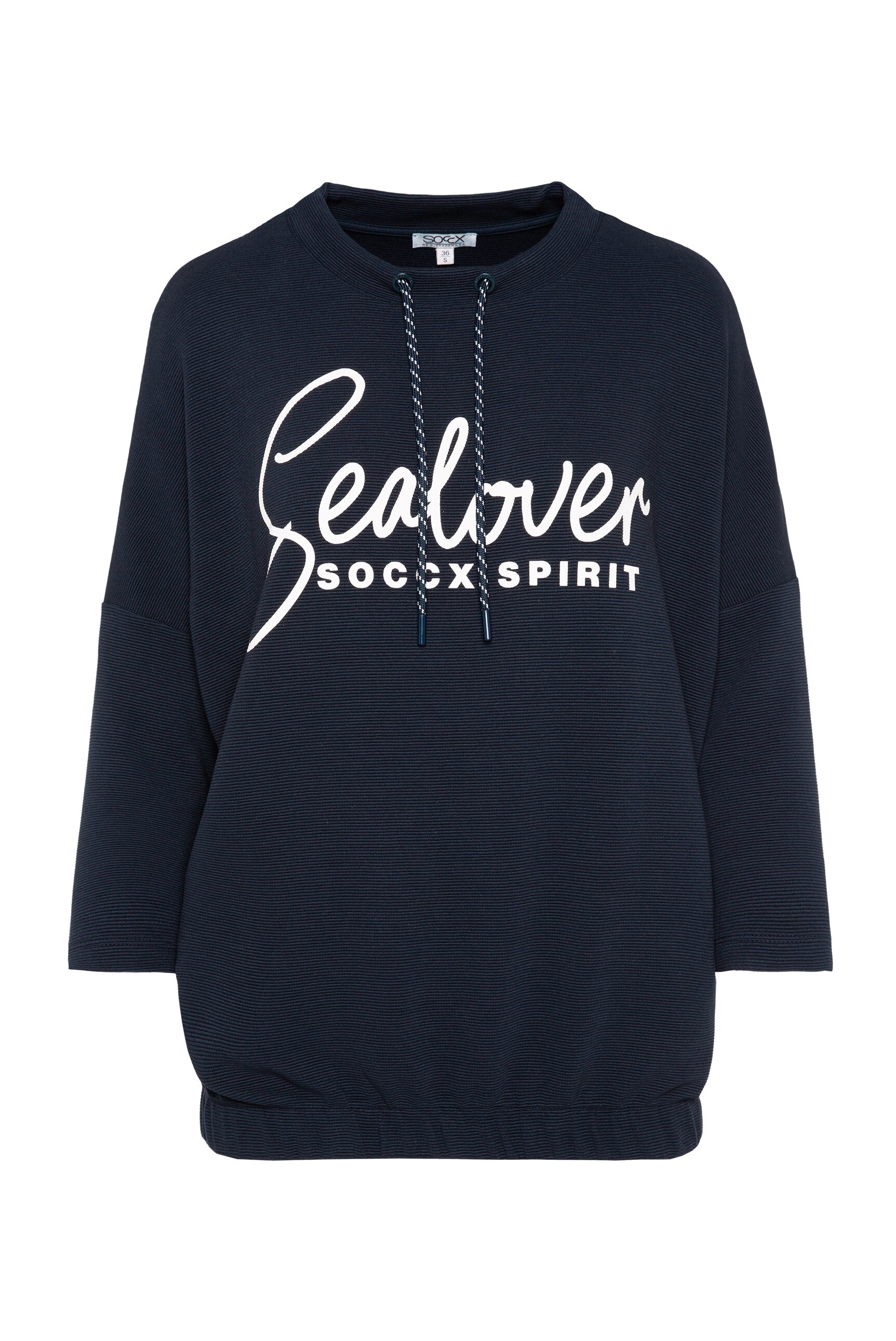 SOCCX Sweater , mit Gummizug im Saum
