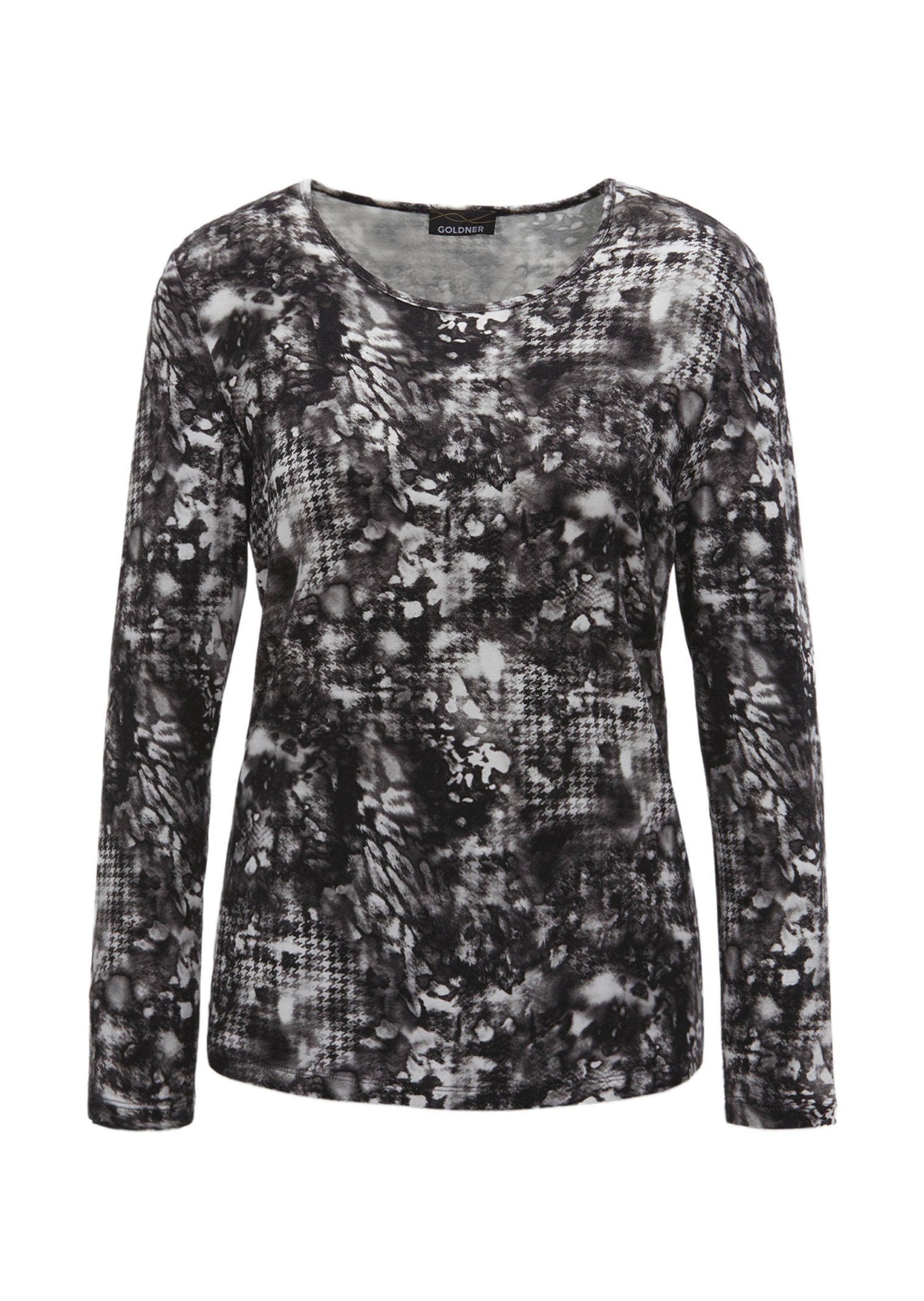 GOLDNER Print-Shirt "Langarmshirt mit Druck" günstig online kaufen