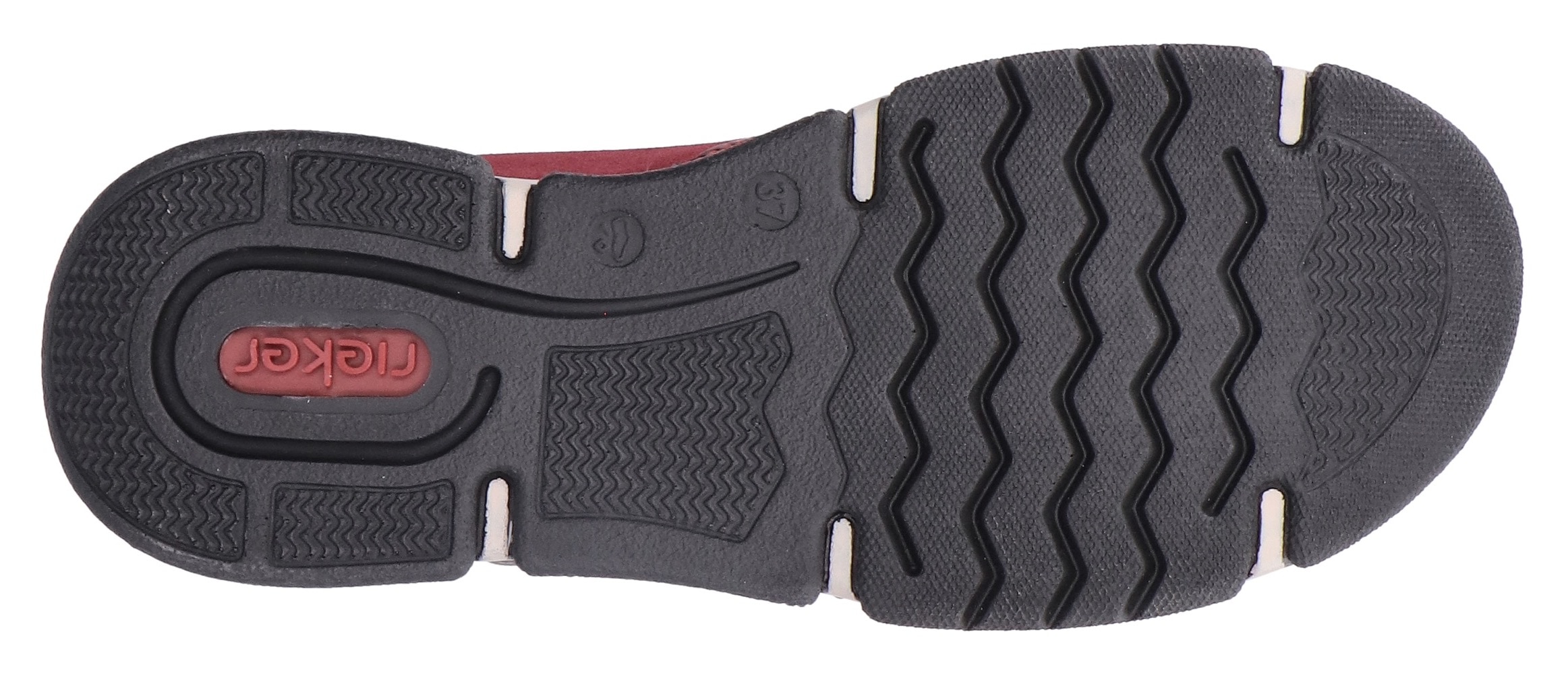 Rieker Winterboots, Schnürstiefelette, Schnürboots mit Textil-Besatz am Schaftrand
