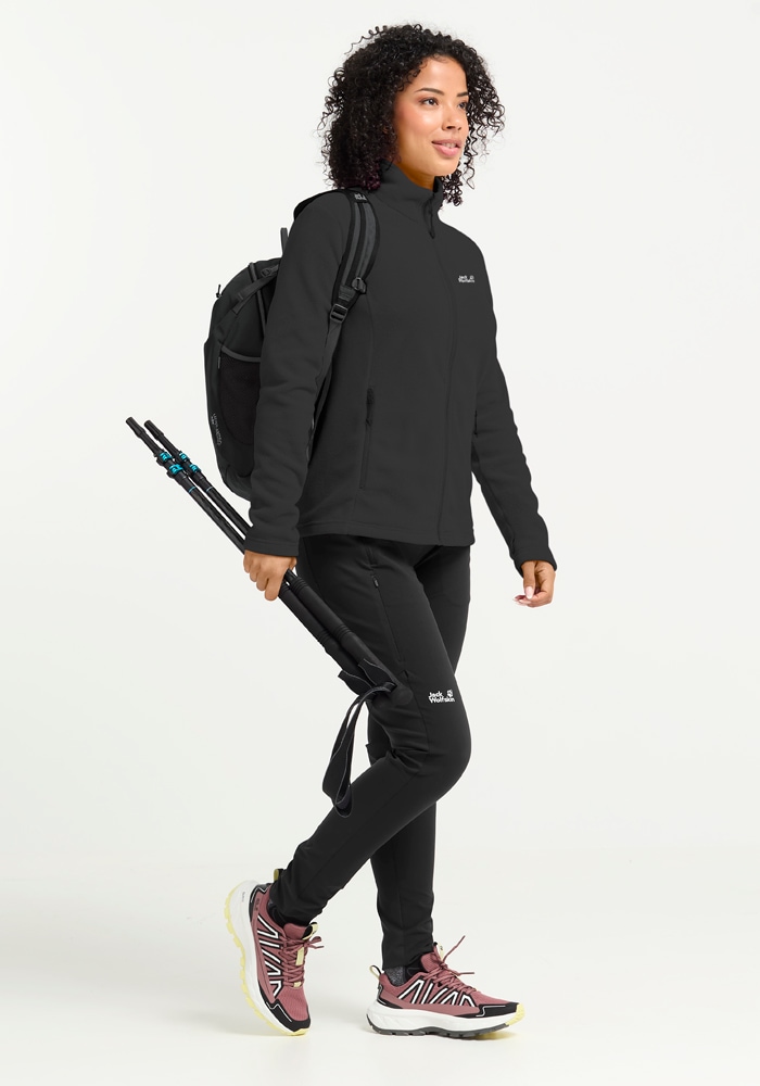Jack Wolfskin Fleecejacke »TAUNUS 100 FZ W« Winddicht, atmungsaktiv, Übergangsjacke