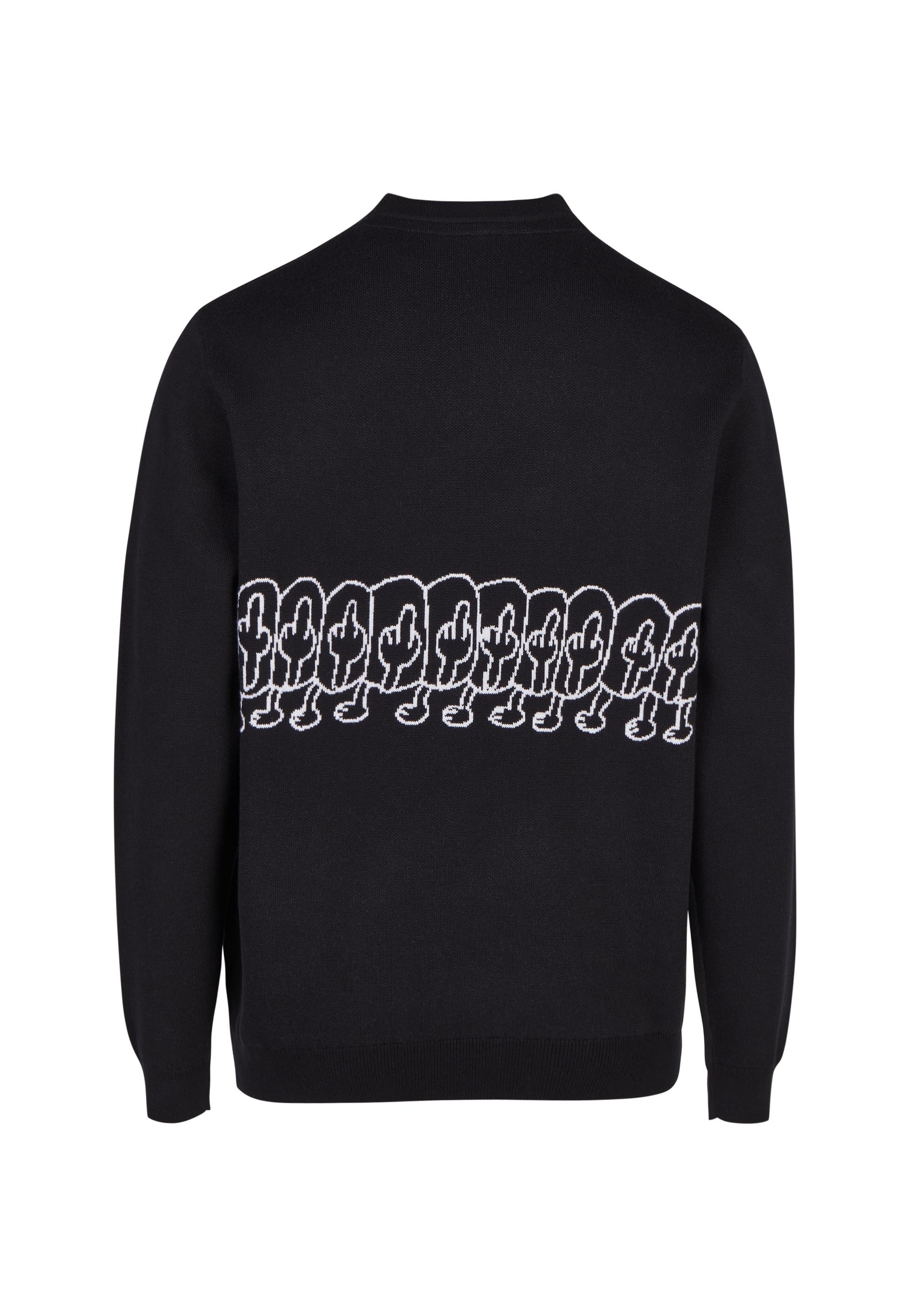 Cleptomanicx Strickpullover »FUHUMANS« mit lässigem Frontprint