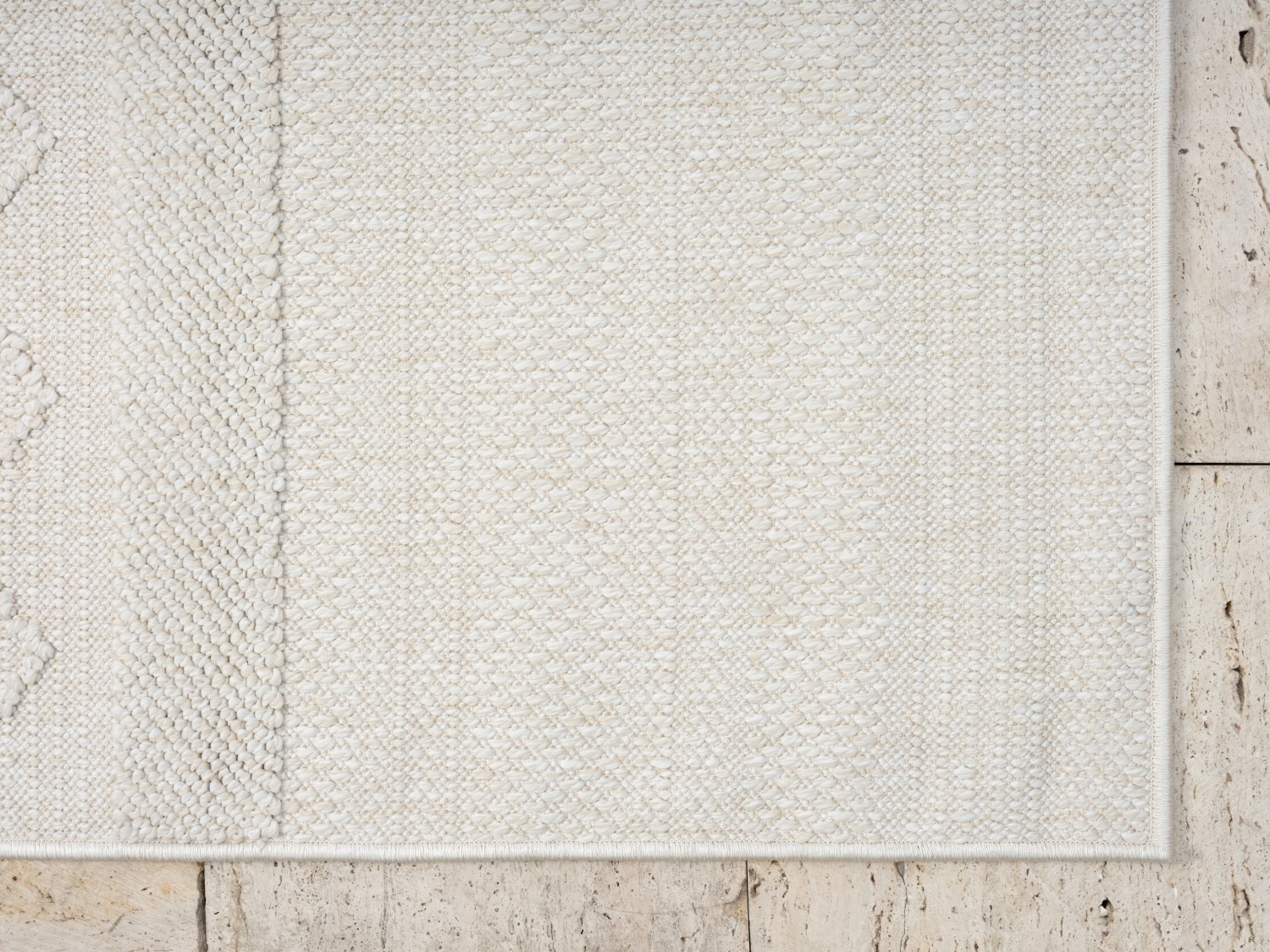 Myflair Möbel & Accessoires Teppich »Silly Lagerräumung«, rechteckig, 8 mm Höhe, Uni Farben, Hoch-Tief Effekt, Outdoor geeignet, Balkon, Terrasse