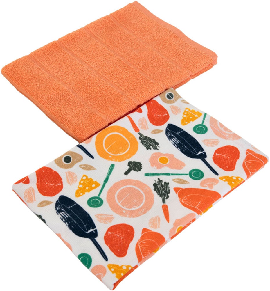 Egeria Geschirrtuch "PAN" 2x 40x60 cm günstig online kaufen