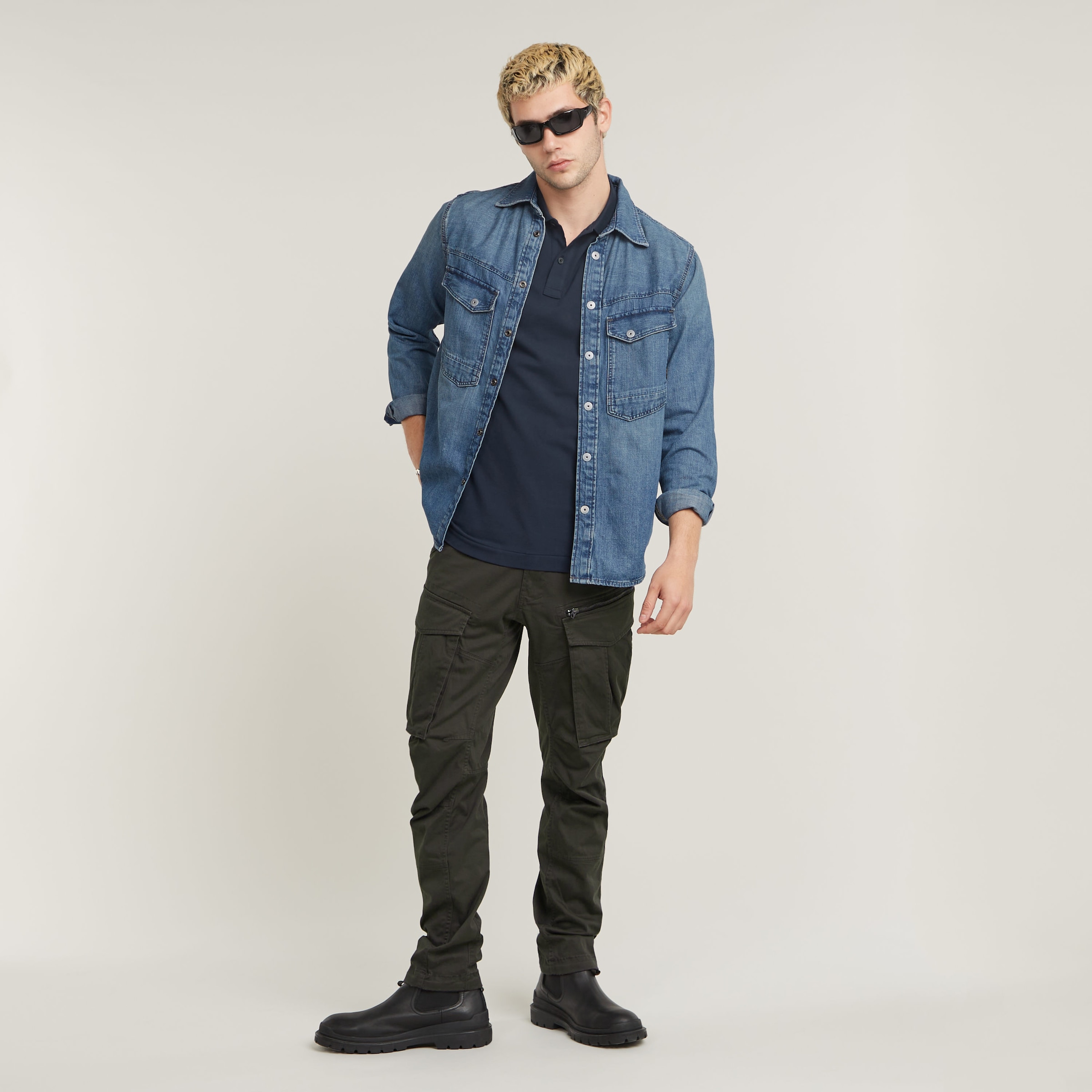 G-STAR Poloshirt »Dunda slim fit«, Logoprägung auf der Brust