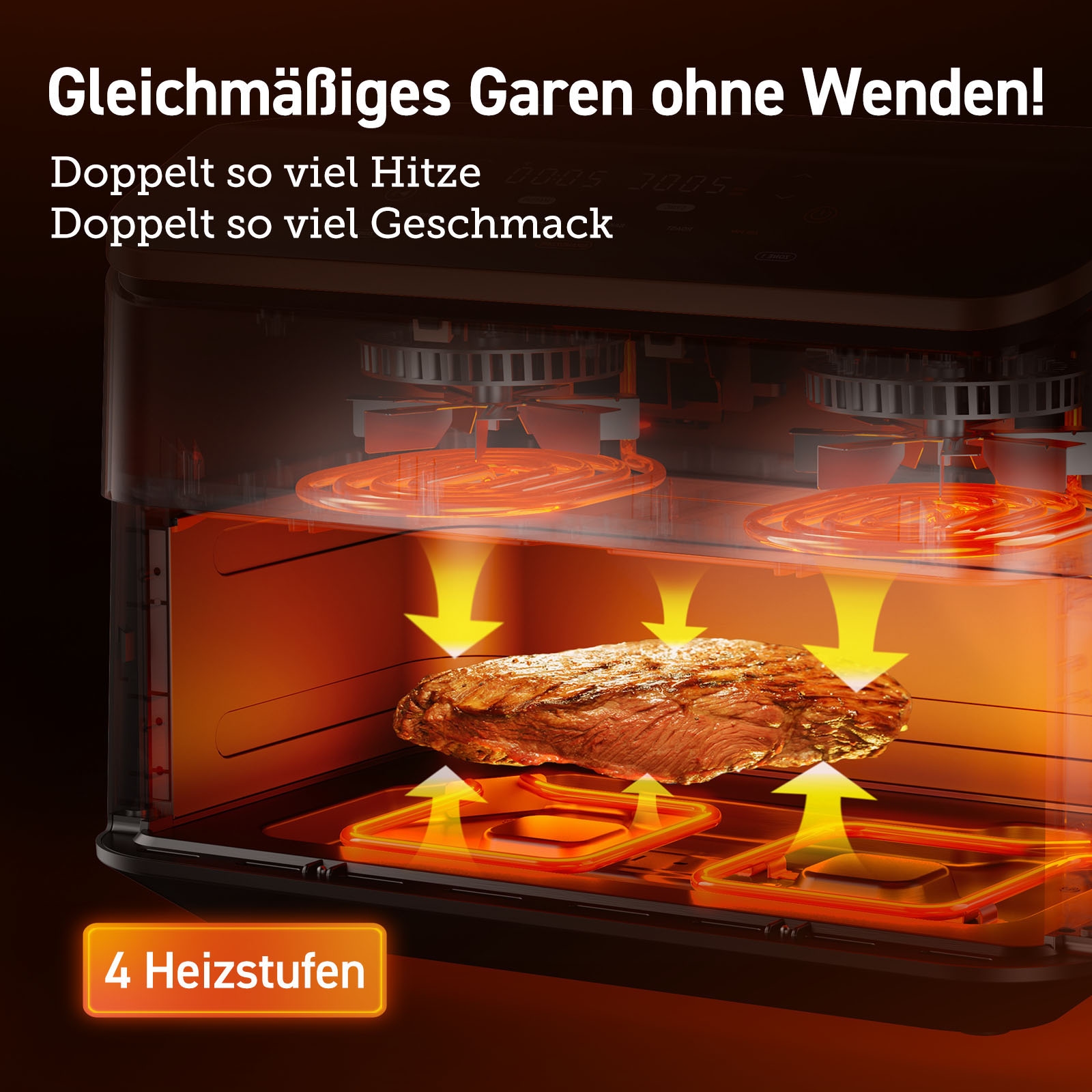 Cosori Heißluftfritteuse »CAF-TF101S-AEUR« 2800 W