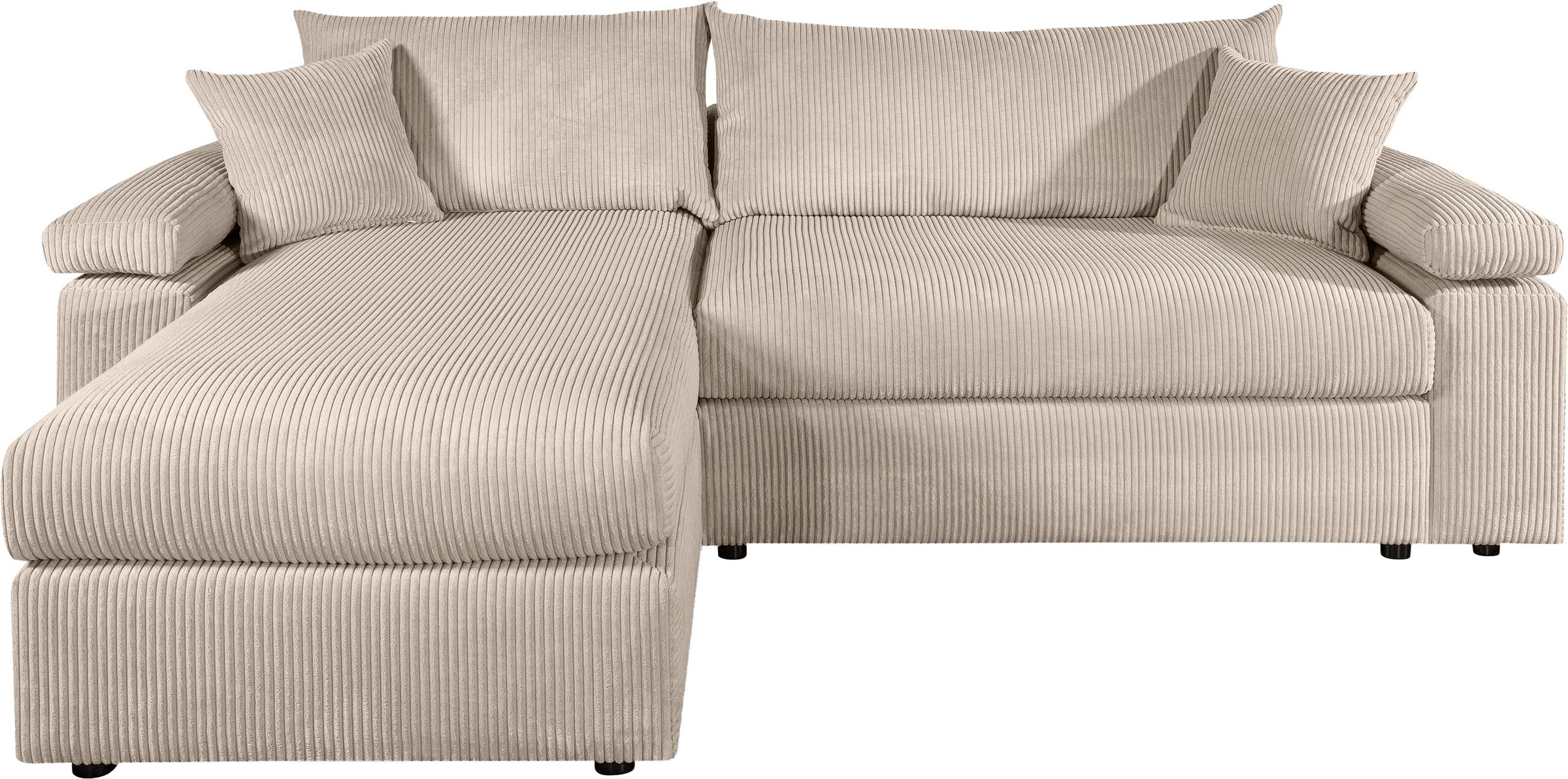 OTTO home Ecksofa "Cosy L-Form, Breite 234 cm, Sitzaufbau im Sandwich-Feder günstig online kaufen