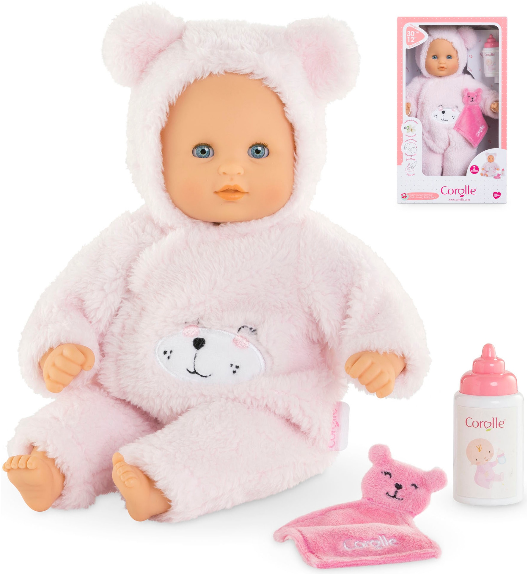 Babypuppe »Corolle Mon Premier Poupon Calin Teddy Bär«, mit Vanilleduft