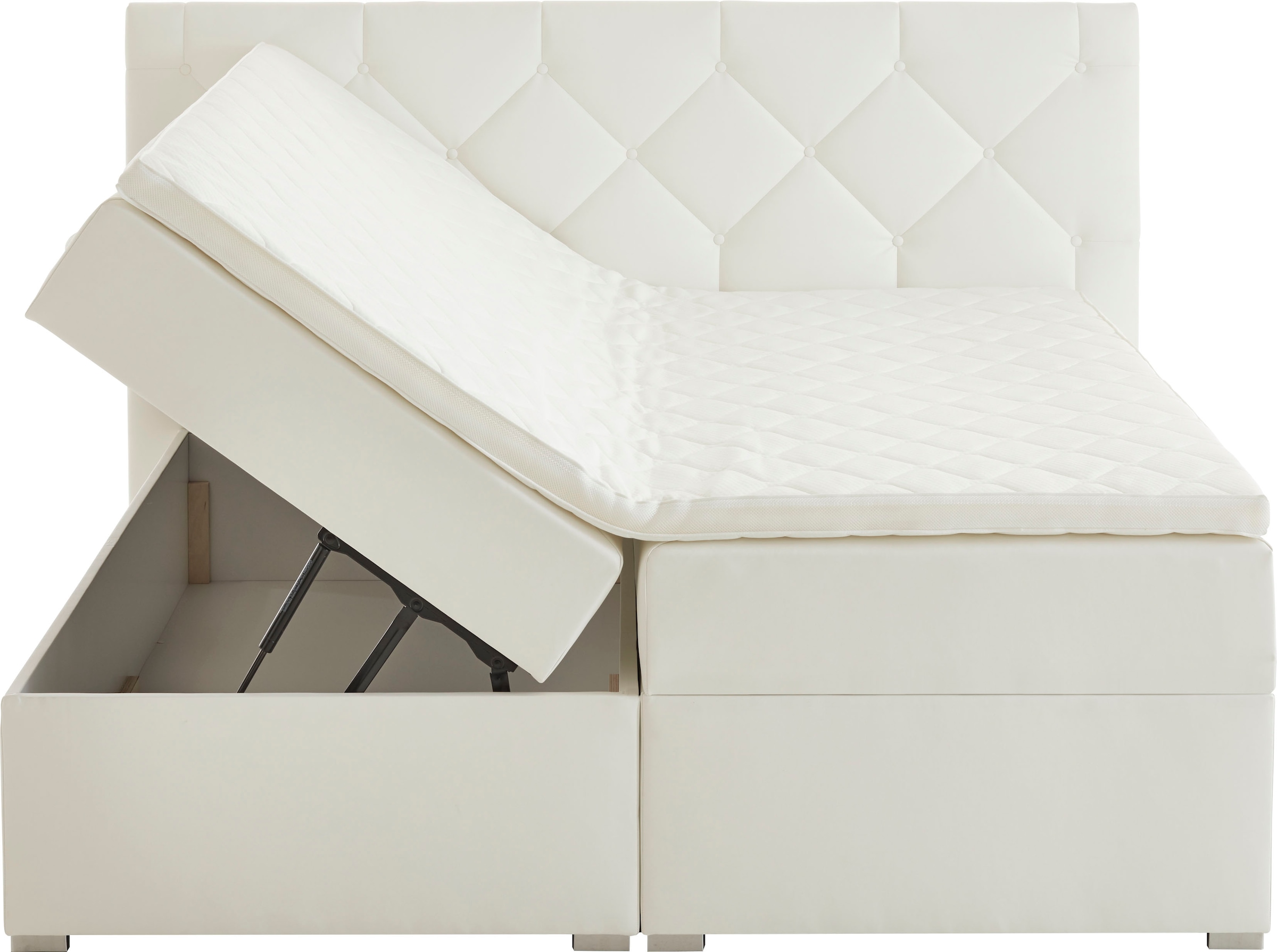 ATLANTIC home collection Boxbett »Meike«, mit XXL-Bettkasten und Topper