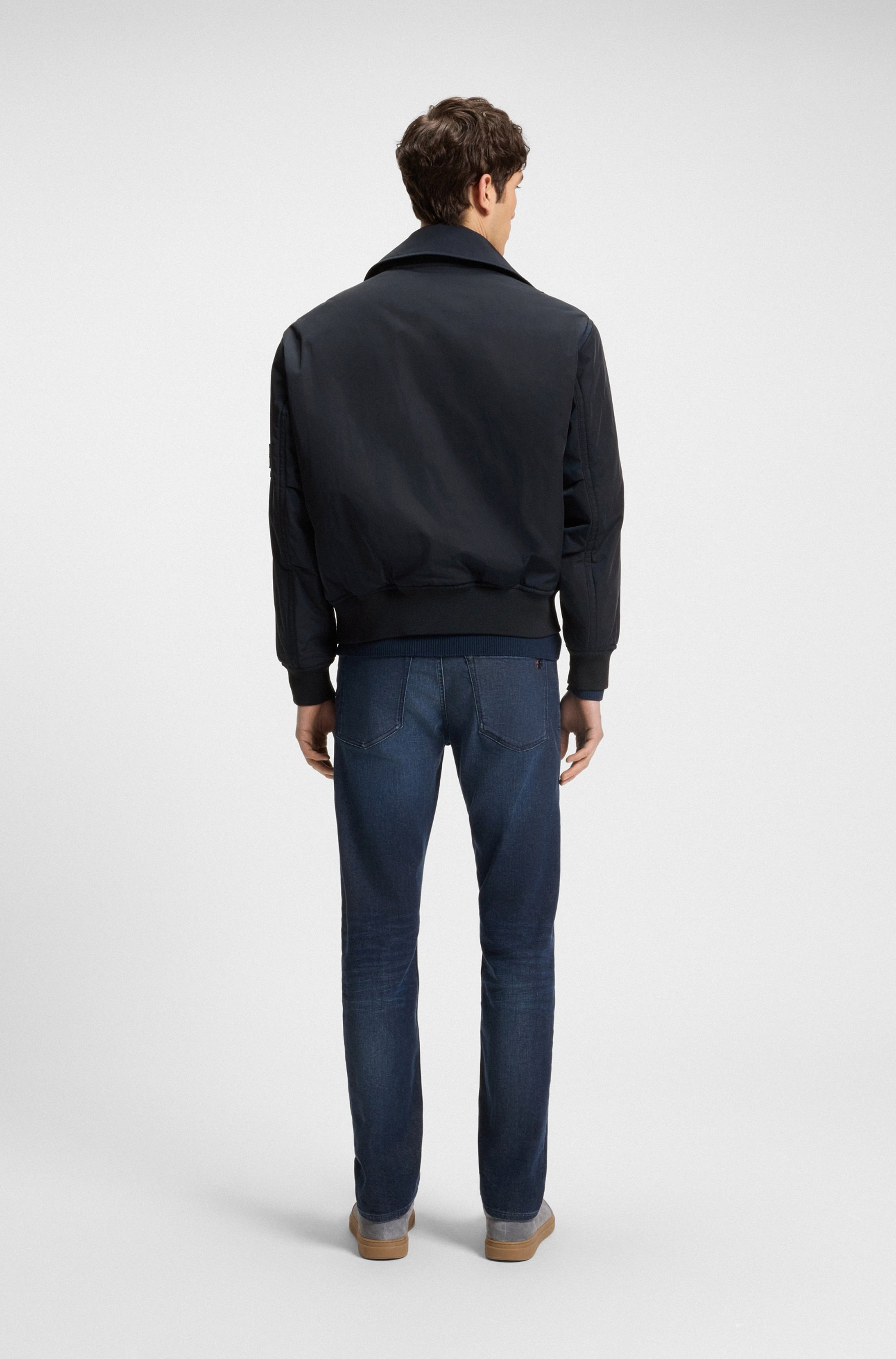 BOSS ORANGE Blouson »Oking« mit abnehmbarem Kragen