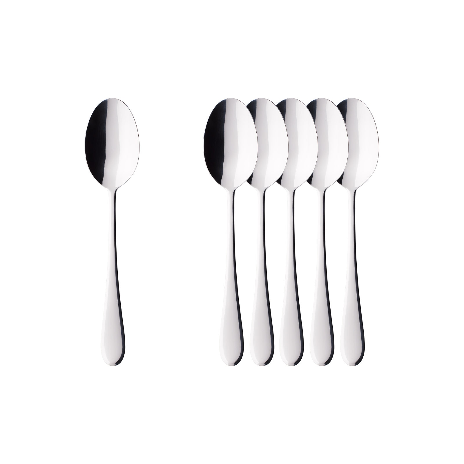 Villeroy & Boch Esslöffel "Espressolöffel Oscar 12 cm 6er Set edelstahl" Spülmaschinenfest