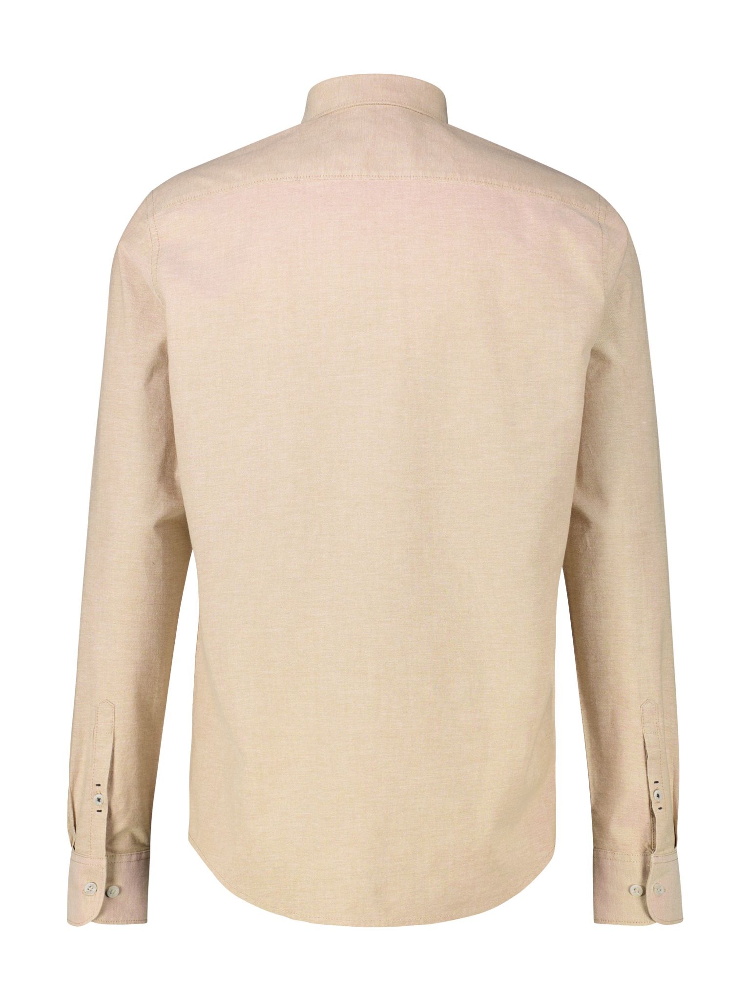 LERROS Oxford Solid Long Sleeve Shirt Light Coffee XXL 3
