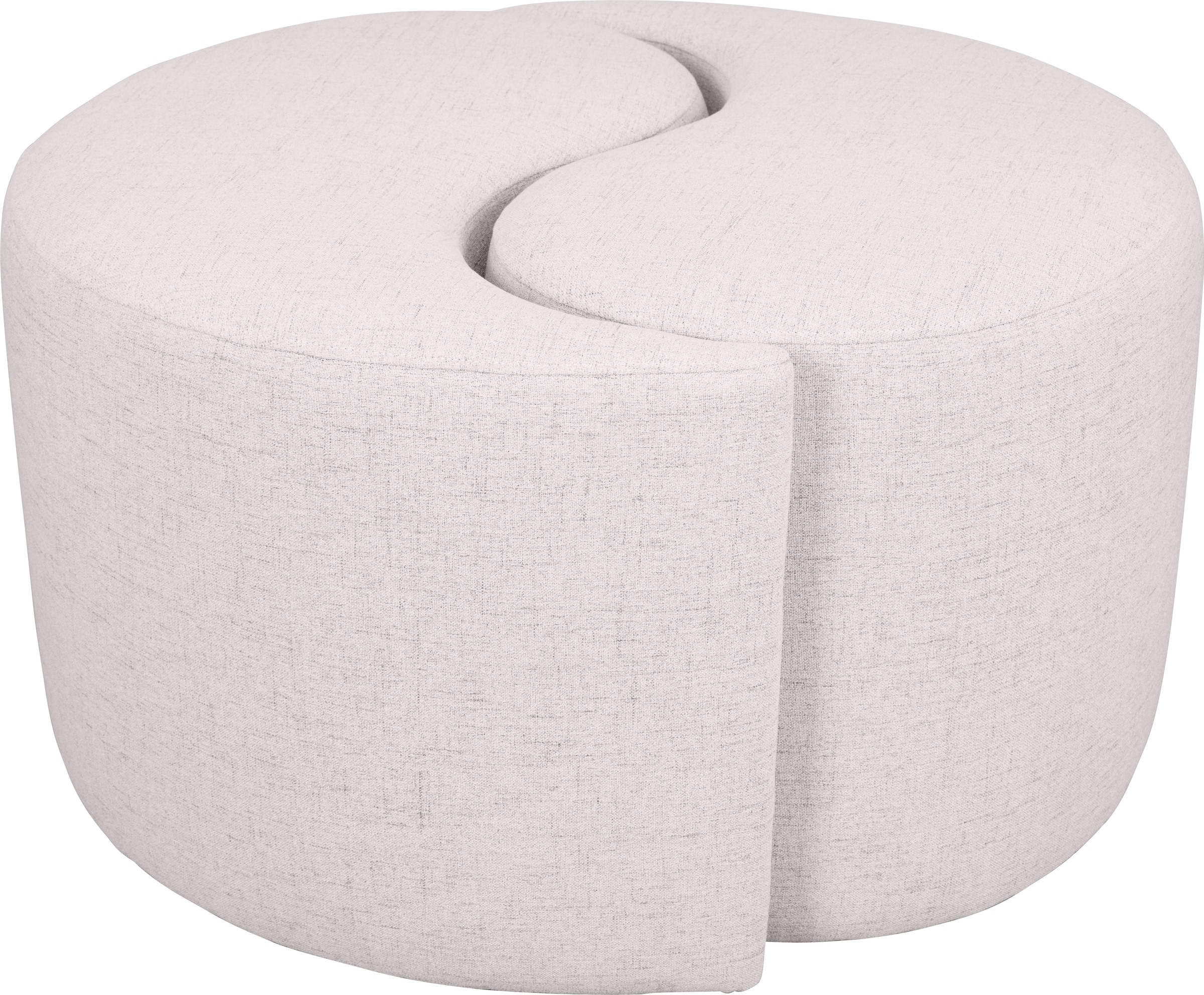 Guido Maria Kretschmer Home&Living Polsterhocker »Yin&Yang Durchmesser 82cm«, 2teilig, einzeln stellbar oder Yin-Yang-Optik