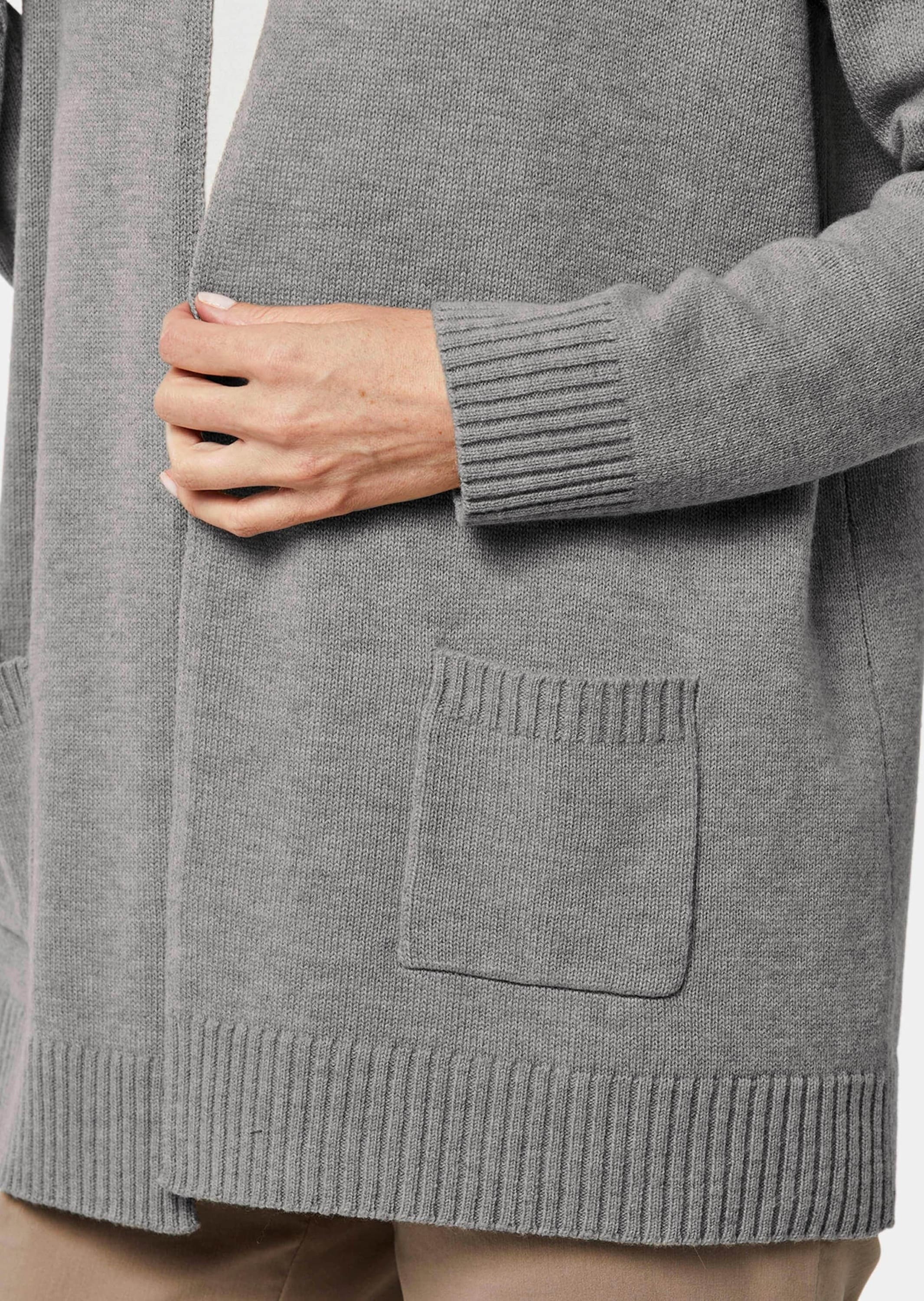 GOLDNER Strickjacke »Strickjacke Strickjacke aus Merinowolle«