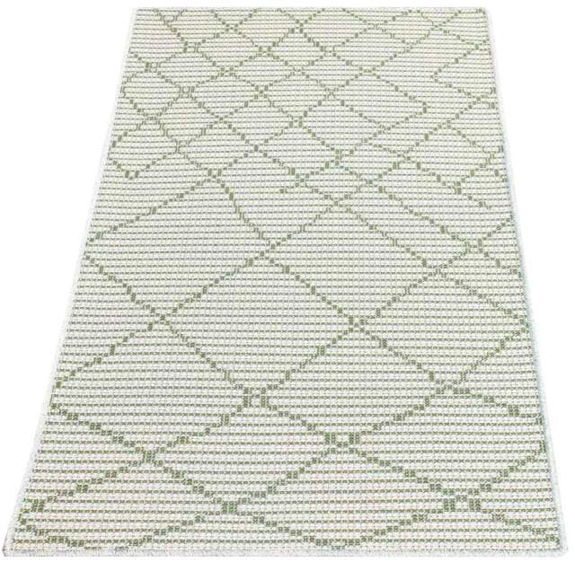 Carpet City Outdoorteppich »PALM3526« rechteckig 5 mm Höhe Wetterfest & UV-beständig, für Balkon, Terrasse, Küche, flach gewebt
