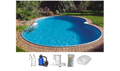 Clear Pool Achtformpool »Standard«, (Set), 6-tlg., BxLxH: 420x650x120 cm kaufen