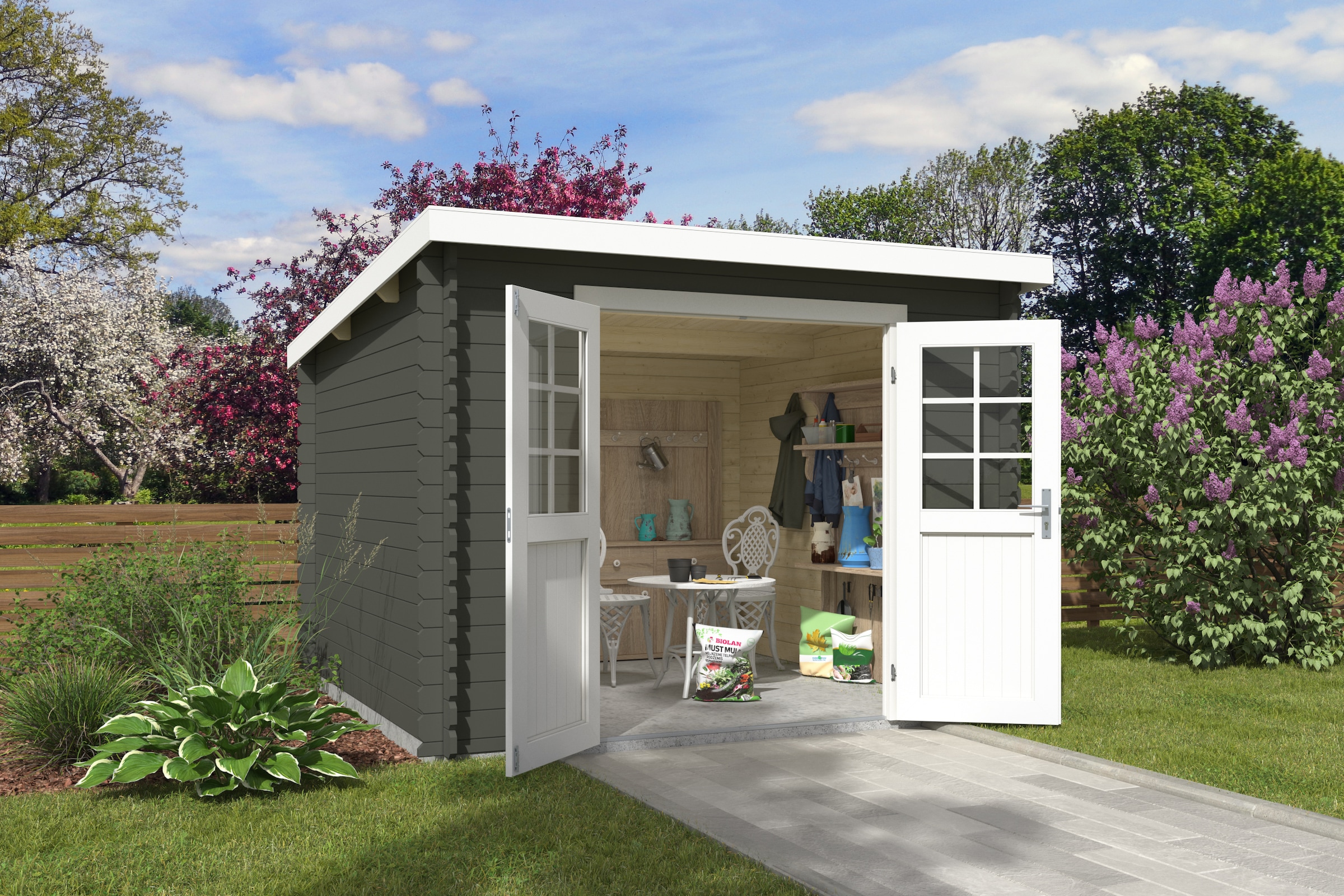 Nordic Holz Gartenhaus "San Jose 275" günstig online kaufen