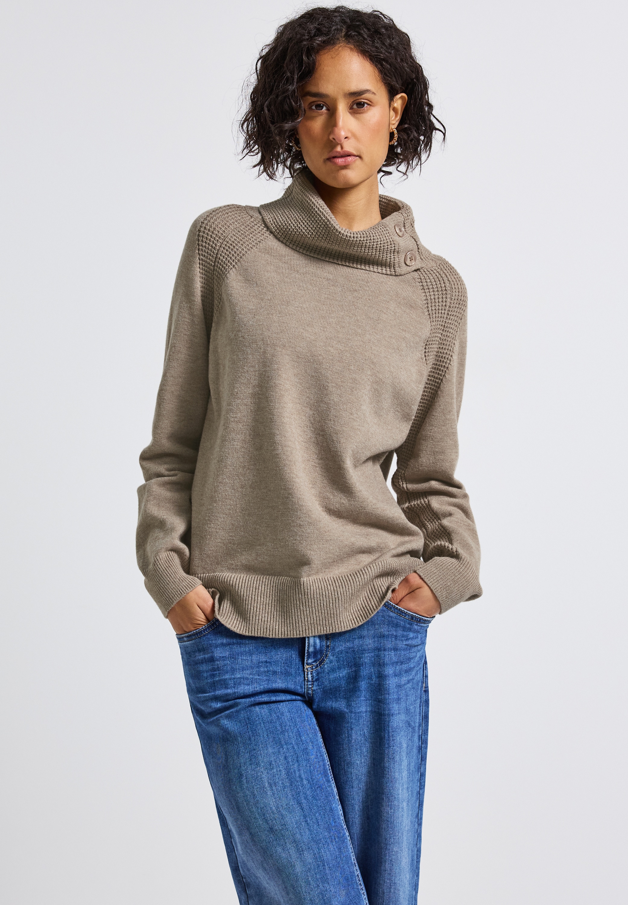 Cecil Rollkragenpullover, mit Stehkragen günstig online kaufen