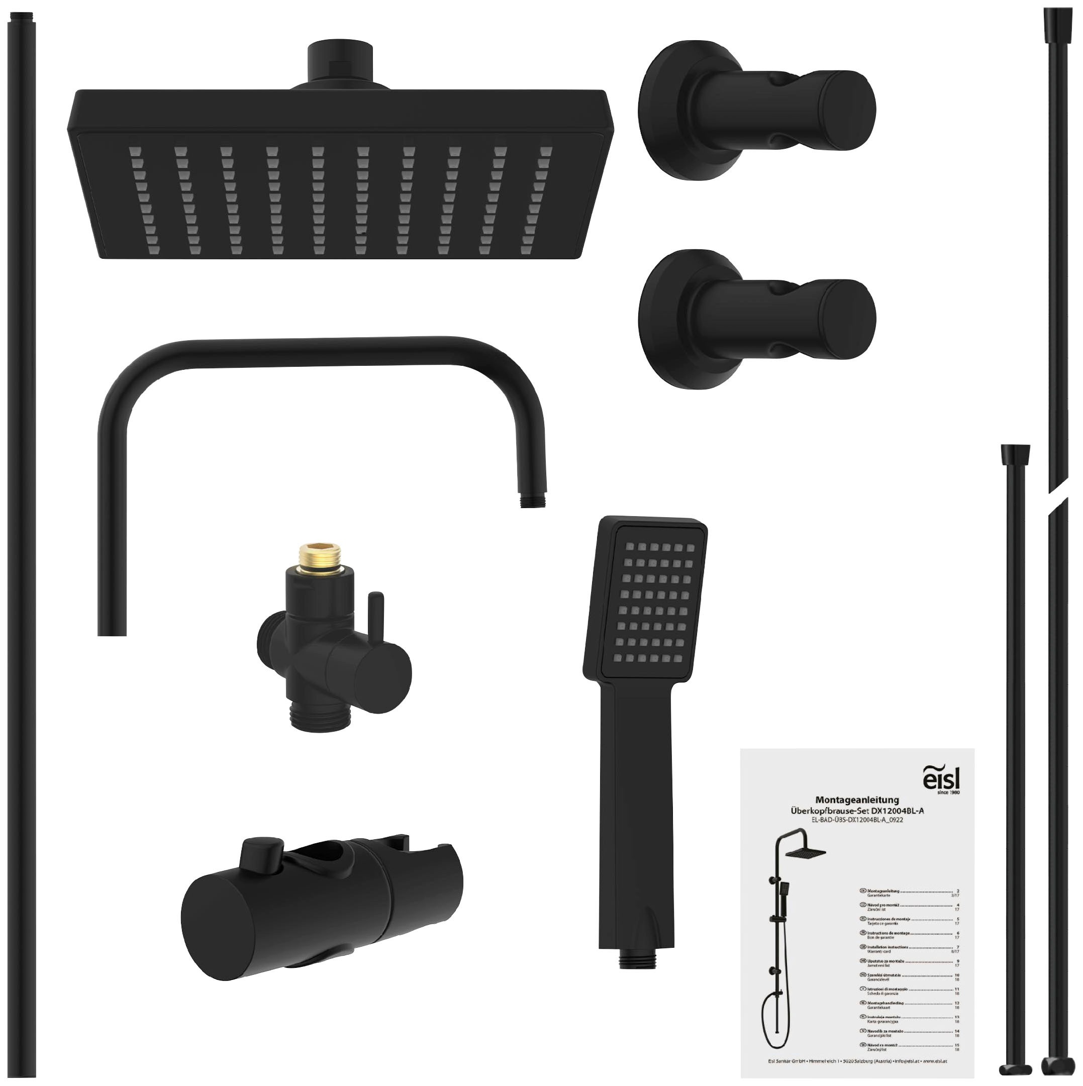 Eisl Brausegarnitur "EASY ENERGY" 1 Stk. tlg. Höhenverstellbar / Antikalk-N günstig online kaufen
