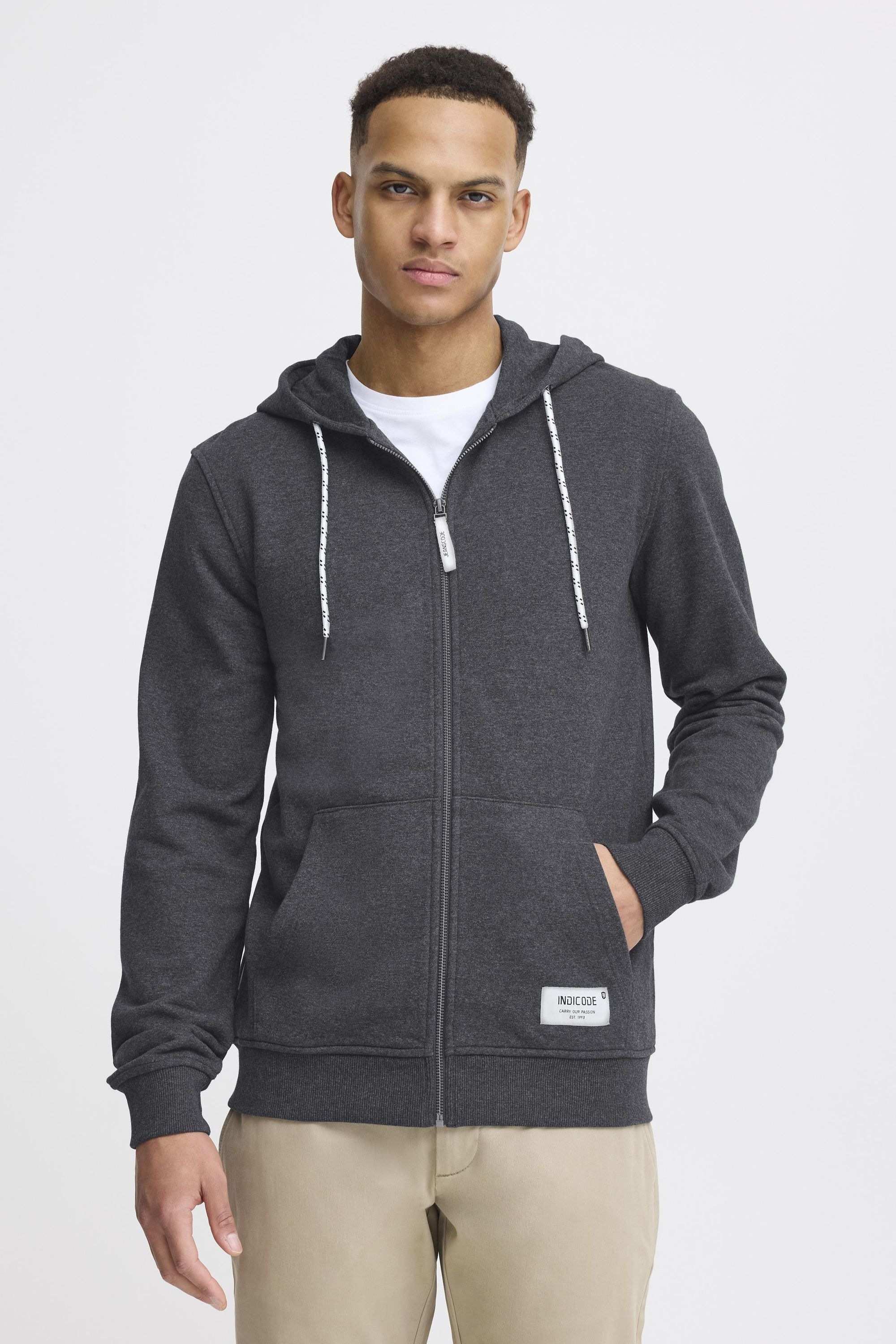 Indicode Strickpullover »Kapuzenfleecejacke IDPlayno«