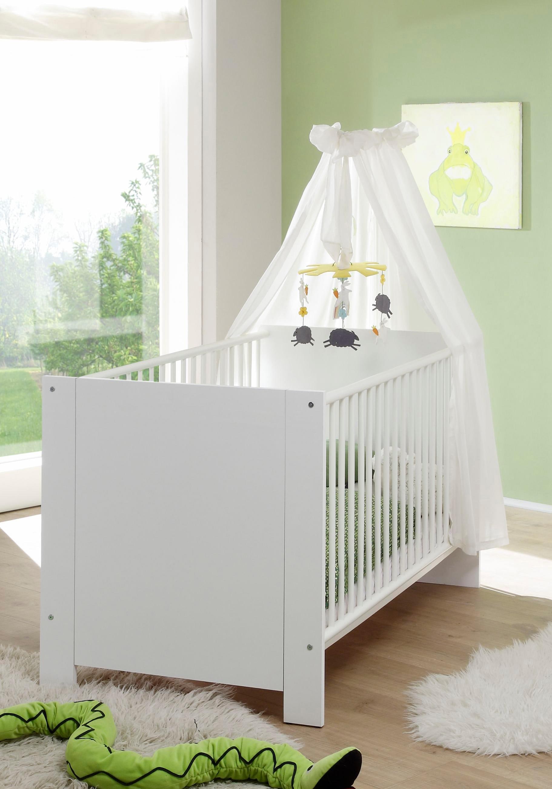 trendteam Babyzimmer-Komplettset »Olivia, Deal für begrenzte Zeit!«, (Set, 3 St., Bett, Wickelkommode, Schrank), Bett + Wickelkommode + 3 trg. Schrank