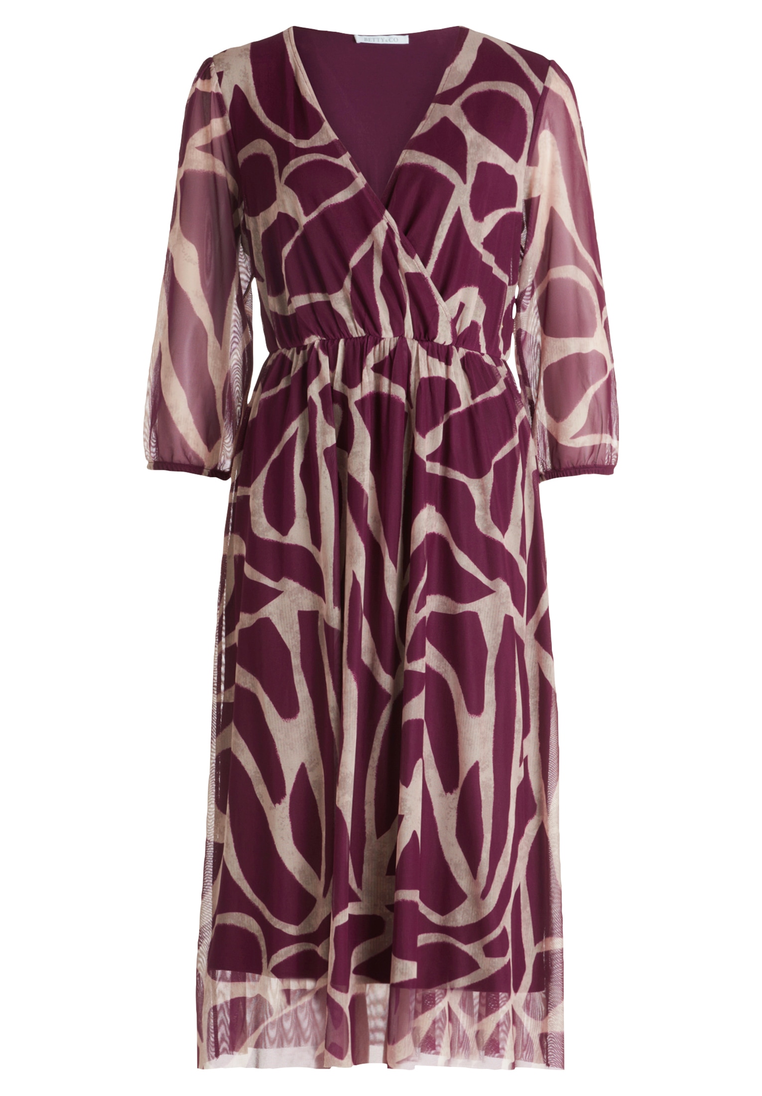 Betty&Co Druckkleid »Betty & Co Damen Mesh-Kleid mit Print«