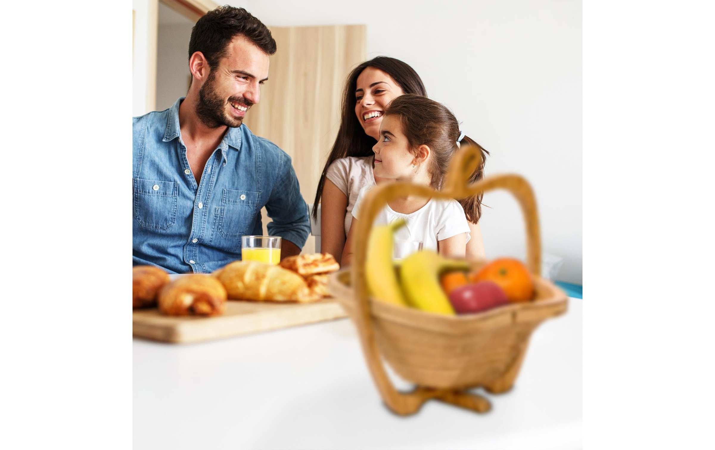 relaxdays Obstschale »Früchtekorb Hellbraun« 1 Stk. aus Bambus