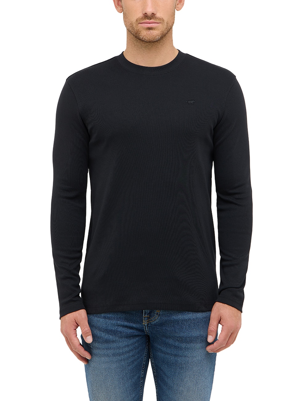 MUSTANG Langarmshirt "Herren Style Arlington" günstig online kaufen