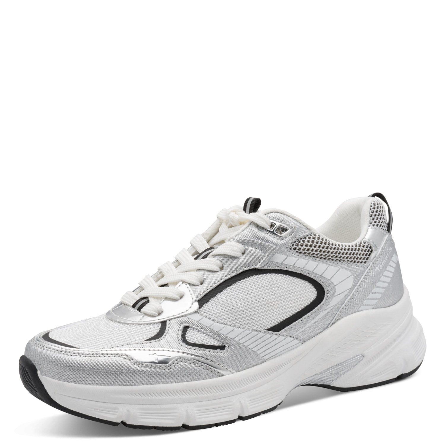 Tamaris Plateausneaker, Freizeitschuh, Halbschuh, Schnürschuh mit Besätzen günstig online kaufen