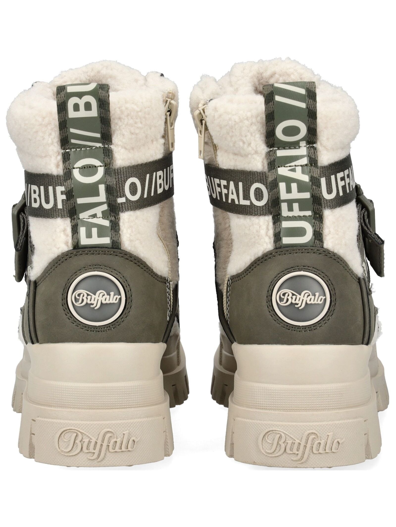 Buffalo Schnürstiefelette »Buffalo Stiefelette Lederimitat/Textil«