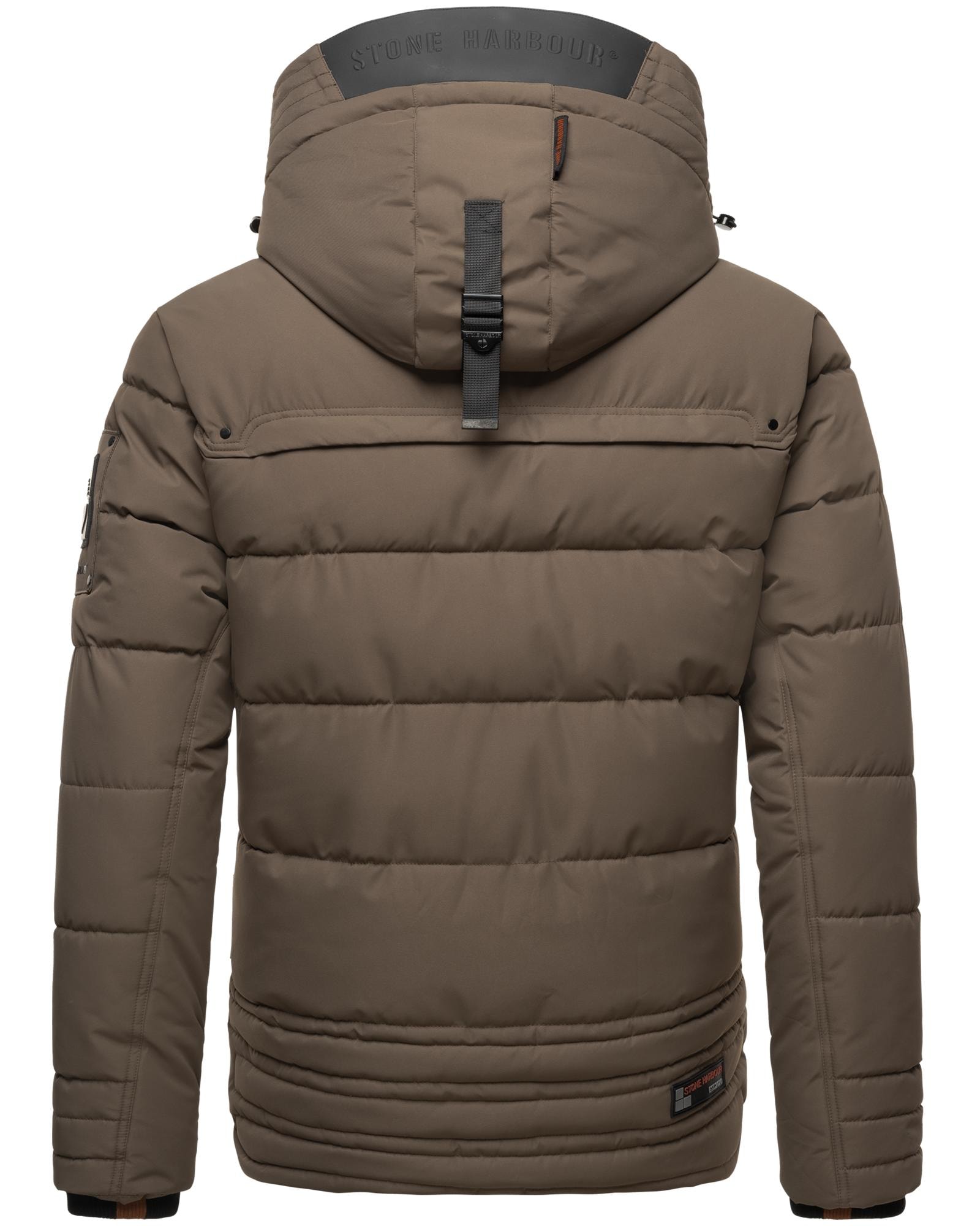 Stone Harbour Steppjacke »Witas«, mit Kapuze, gesteppte Herren Winterjacke mit abnehmbarer Kapuze