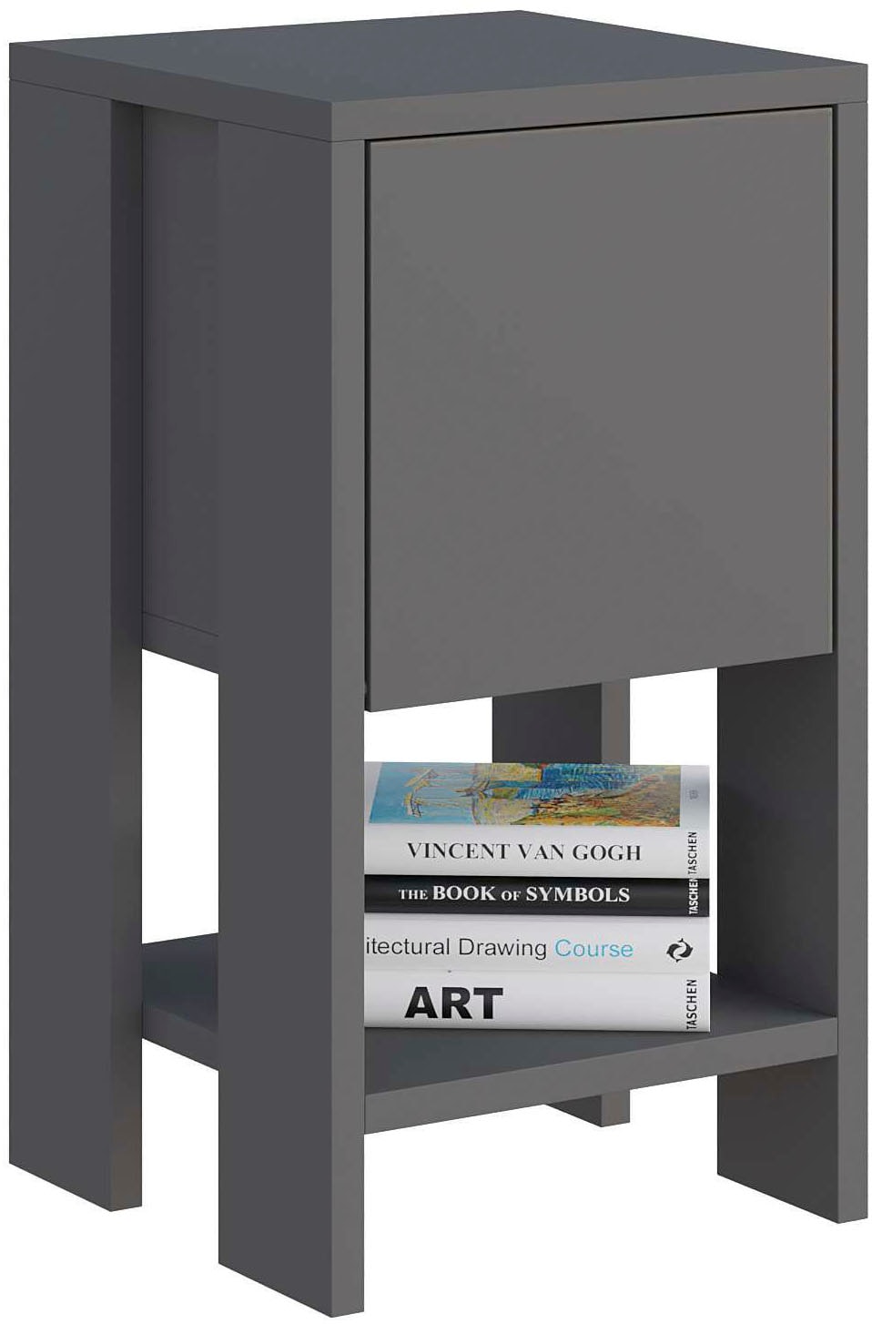 Decortie Nachttisch »EMA NACHTTISCH«, (Packung, 1 St.), Naturfreundlich, Leichte Montage, Lagerung, Platzsparend
