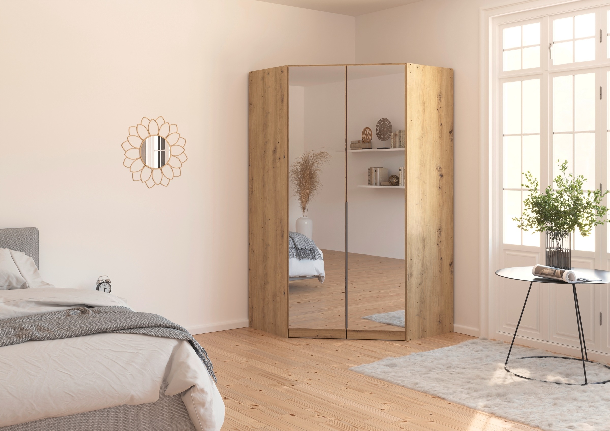 rauch Eckkleiderschrank "Kleiderschrank Schrank Ankleidezimmer Schlafzimmer günstig online kaufen