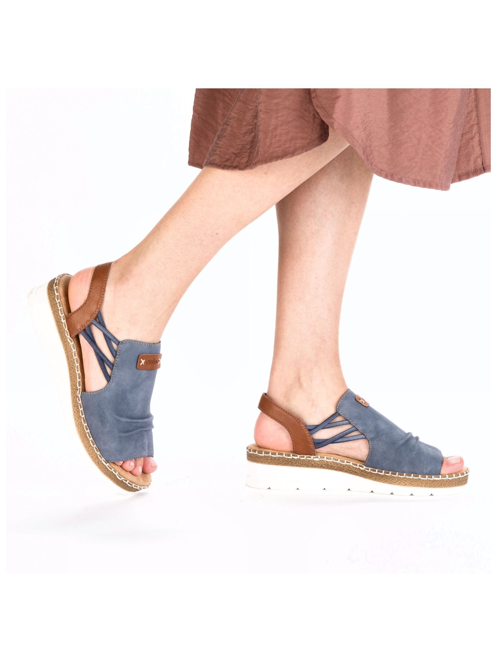 Rieker Keilsandalette »Rieker Sandalen Textil«