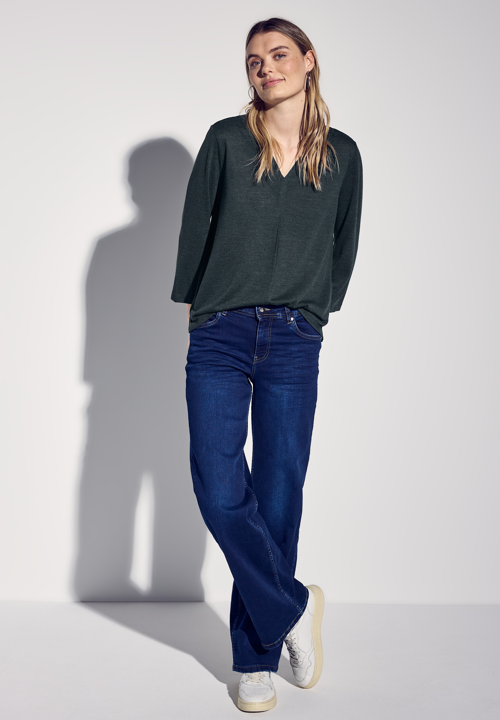 STREET ONE 3/4-Arm-Shirt, mit 3/4 Ärmeln
