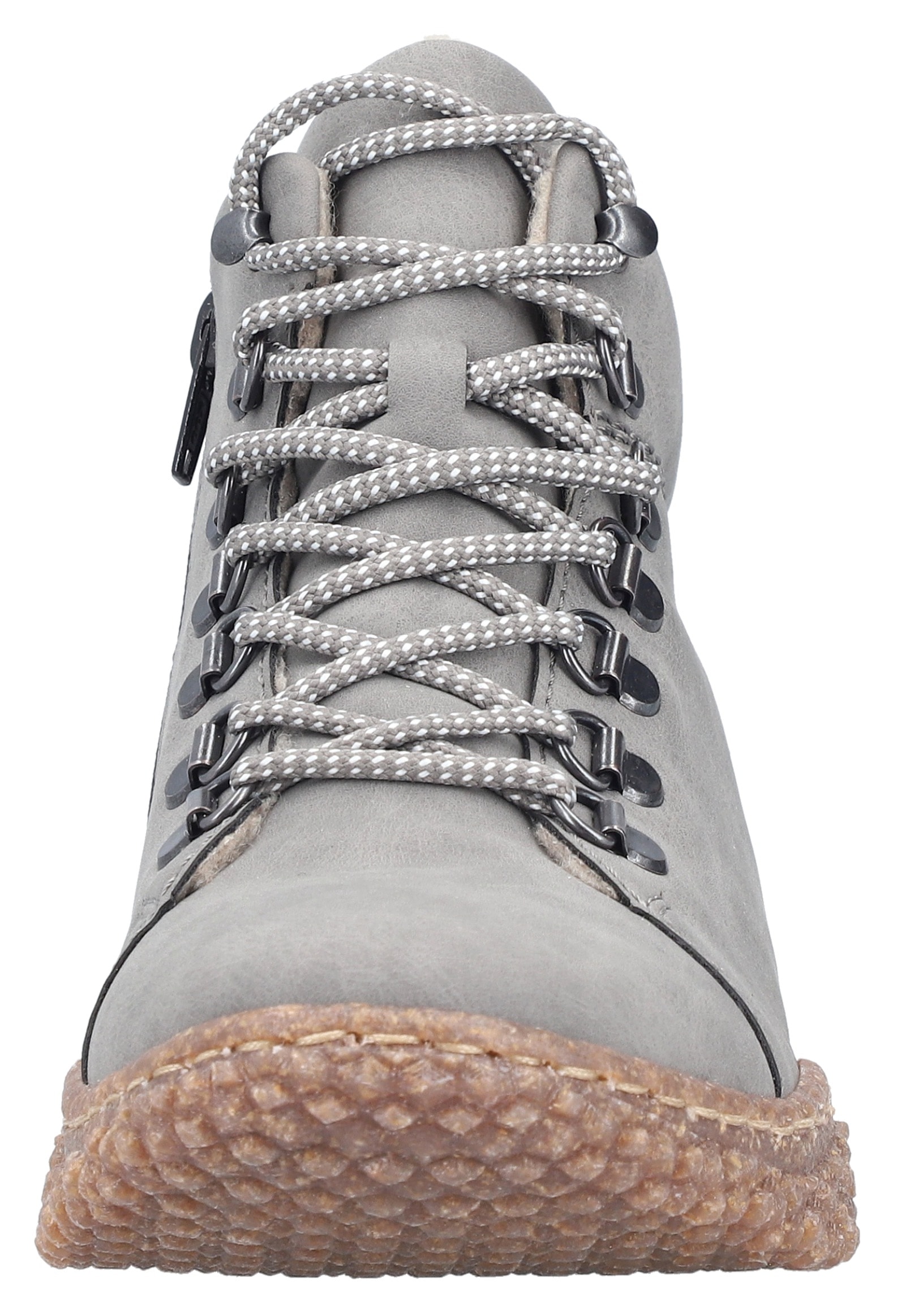 Rieker Winterboots, Schnürboots, Stiefelette, Profilsohle, mit Anziehlasche