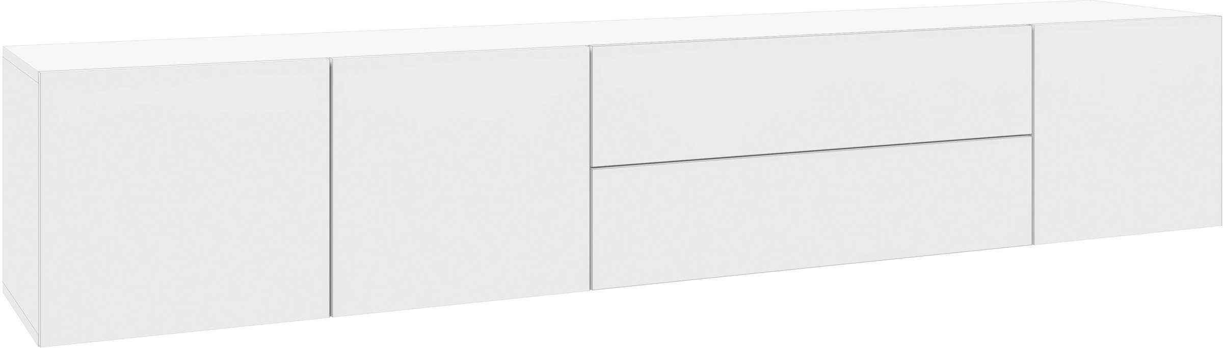 borchardt Möbel Lowboard "Sophia, TV-Schrank Breite 190 cm" 3 Türen und 2 S günstig online kaufen