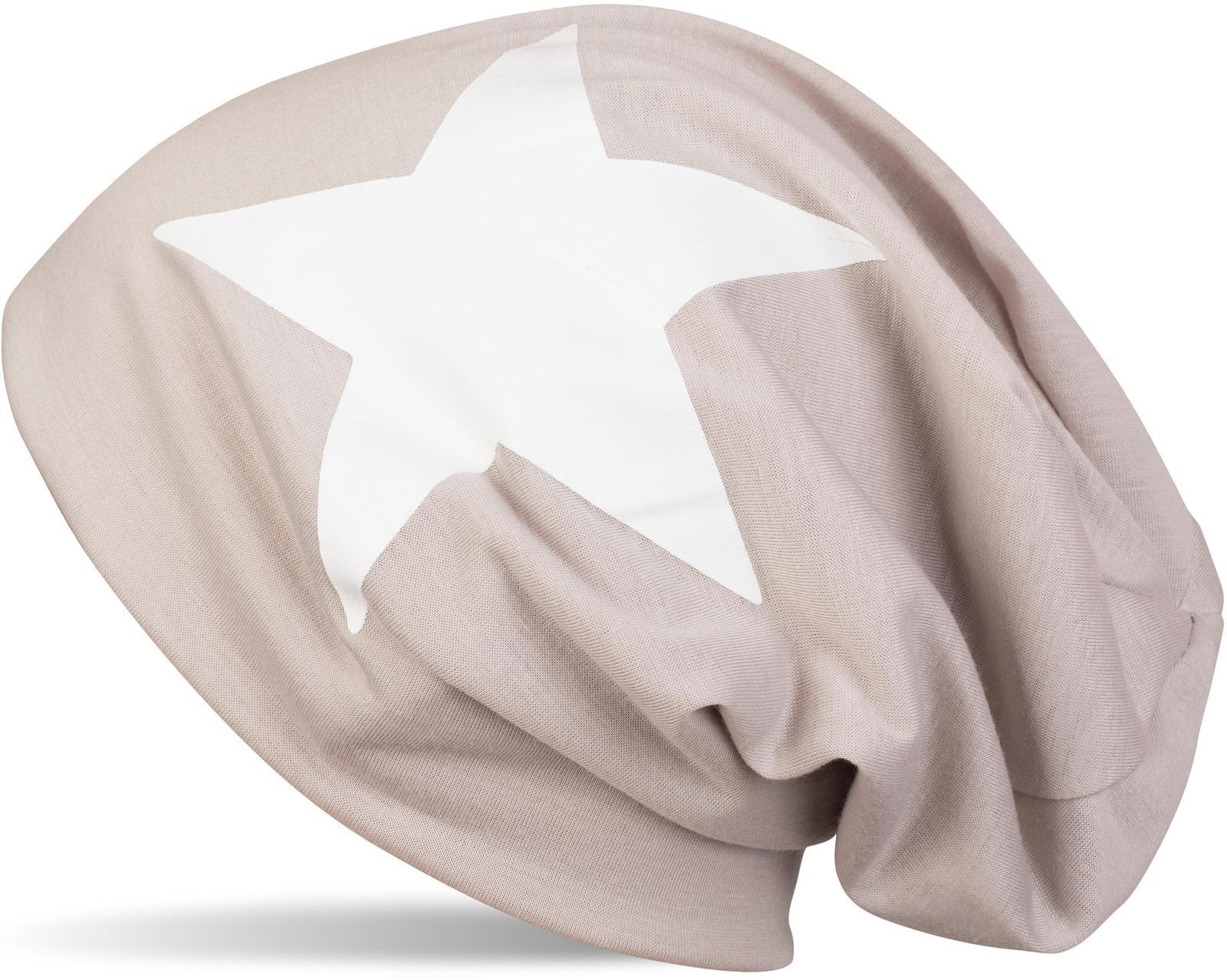 styleBREAKER Beanie "Beanie mit Stern Print" 1 Stk.