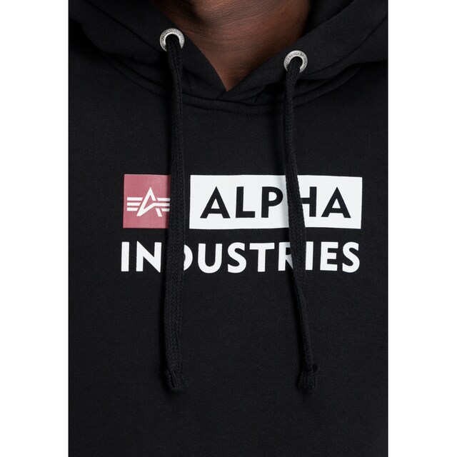 Alpha Industries Hoodie »Alpha Industries Men - Sweats & Hoodys Alpha Block-Logo  Hoody« ▷ bestellen | BAUR