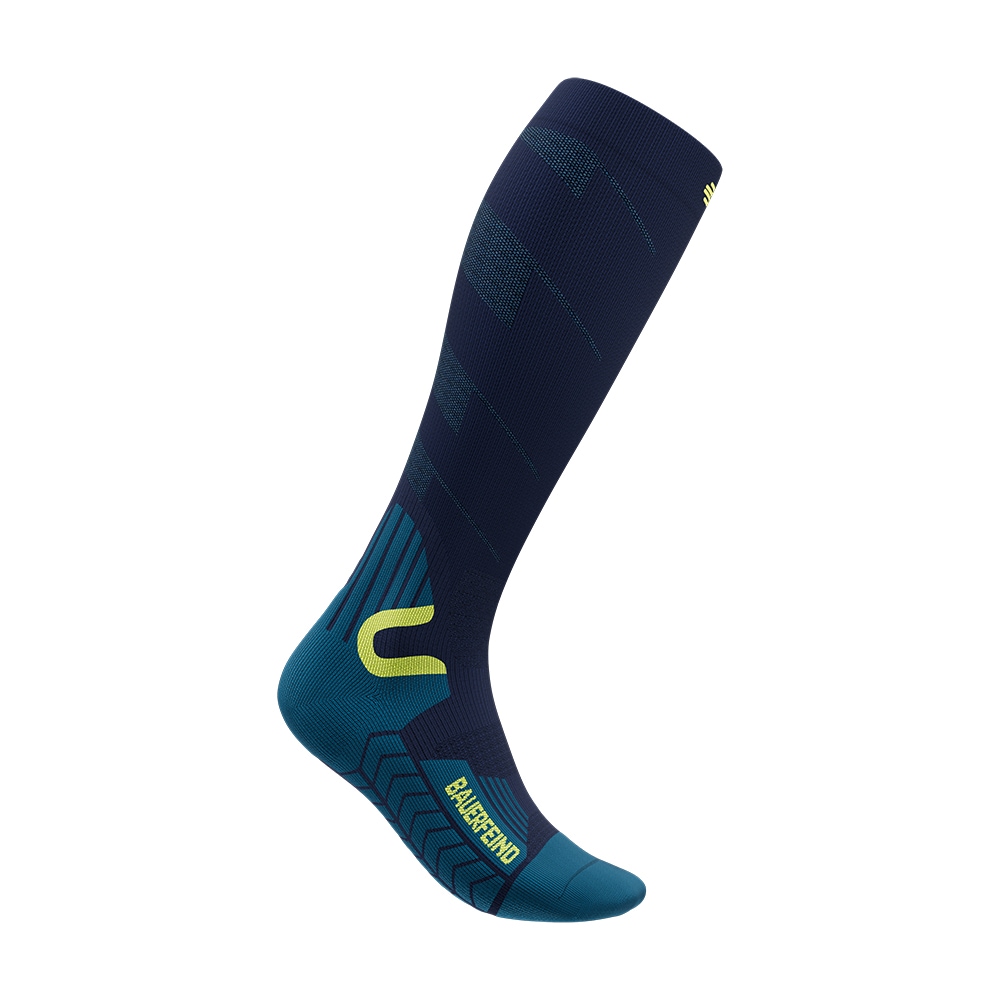 Bauerfeind Sportsocken "SKI TOURING COMPRESSION SOCKS" mit Belüftungszonen, leichtes, dünnes Gestrick