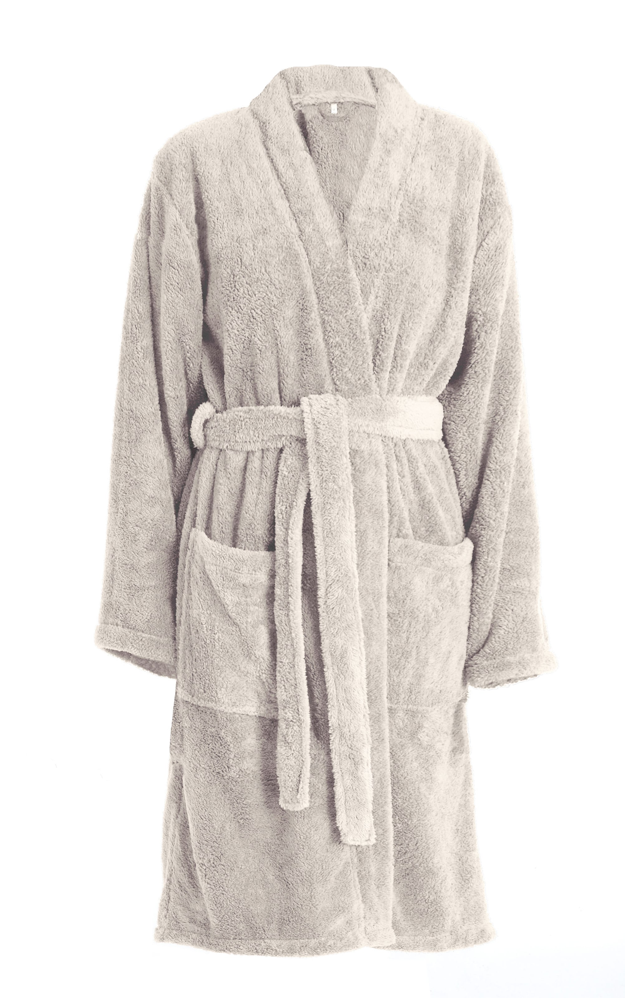my home Unisex-Bademantel »Lillou Kimono, ideal für Sauna & Spa, Hotelbademantel, Morgenmantel«, (1 St.), kuschelig weicher Fleece, für Damen und Herren, XS-3XL