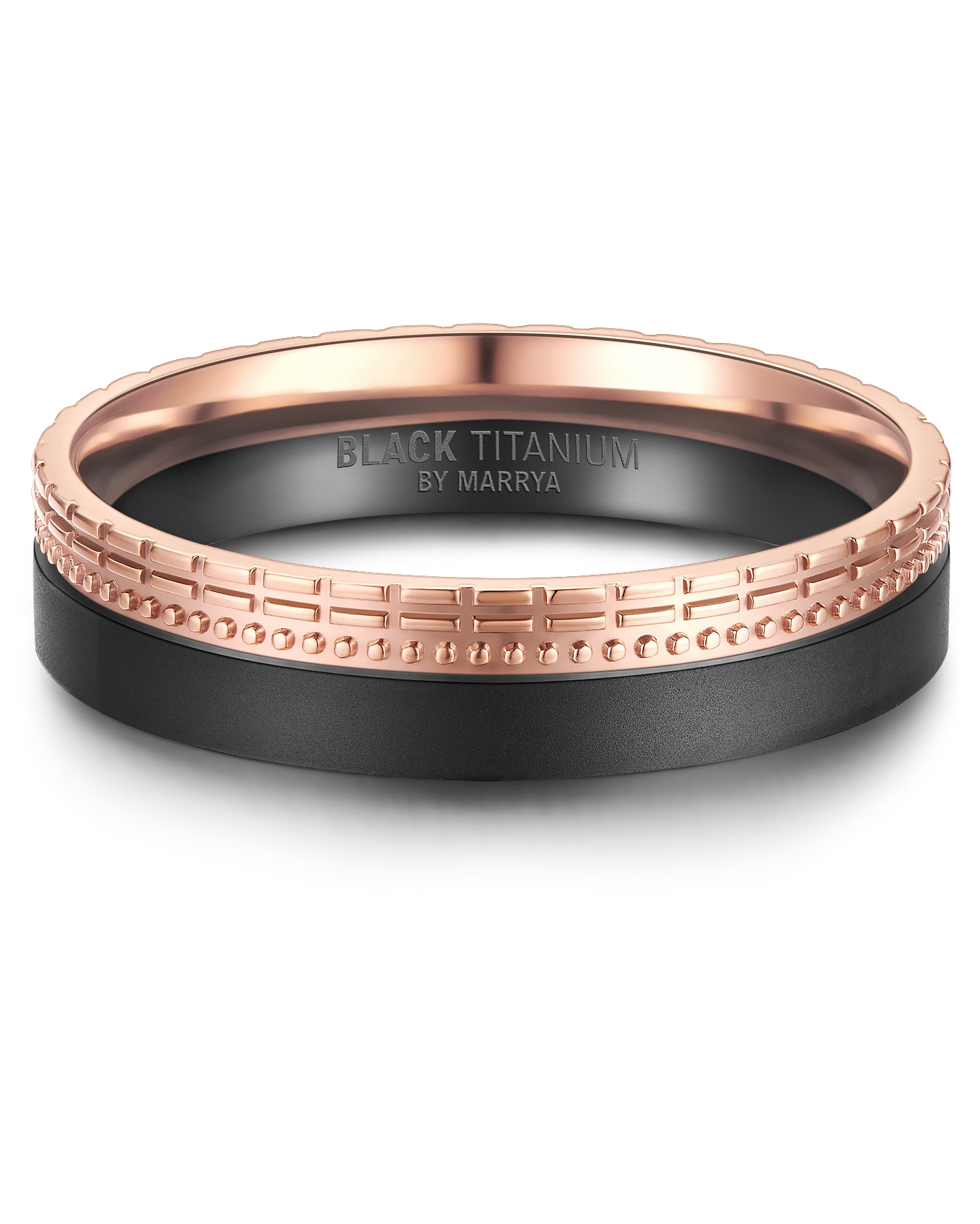 Marrya Partnerring »BLACK TITANIUM by MARRYA«