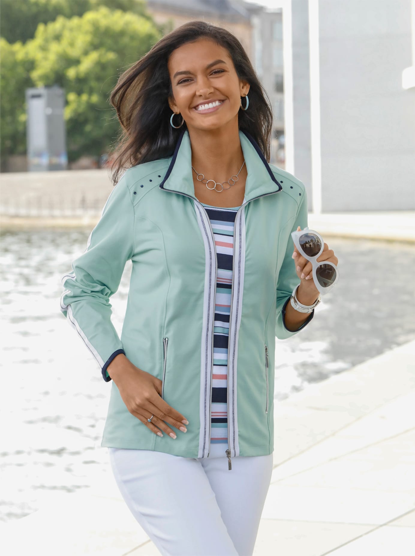 Casual Looks Shirtjacke »Shirtjacke«, (1 tlg.)