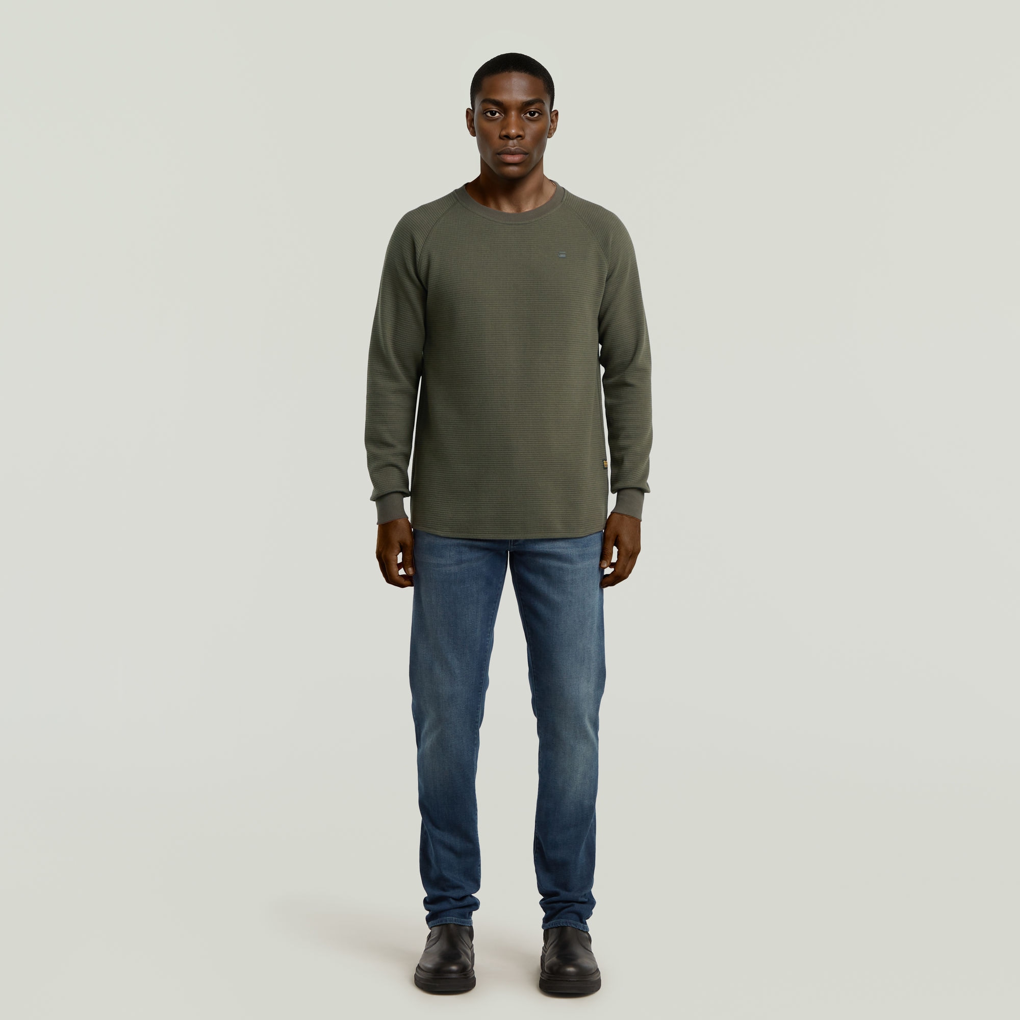 G-STAR Sweater »Jirgi«, mit Label-Detail auf der Brust