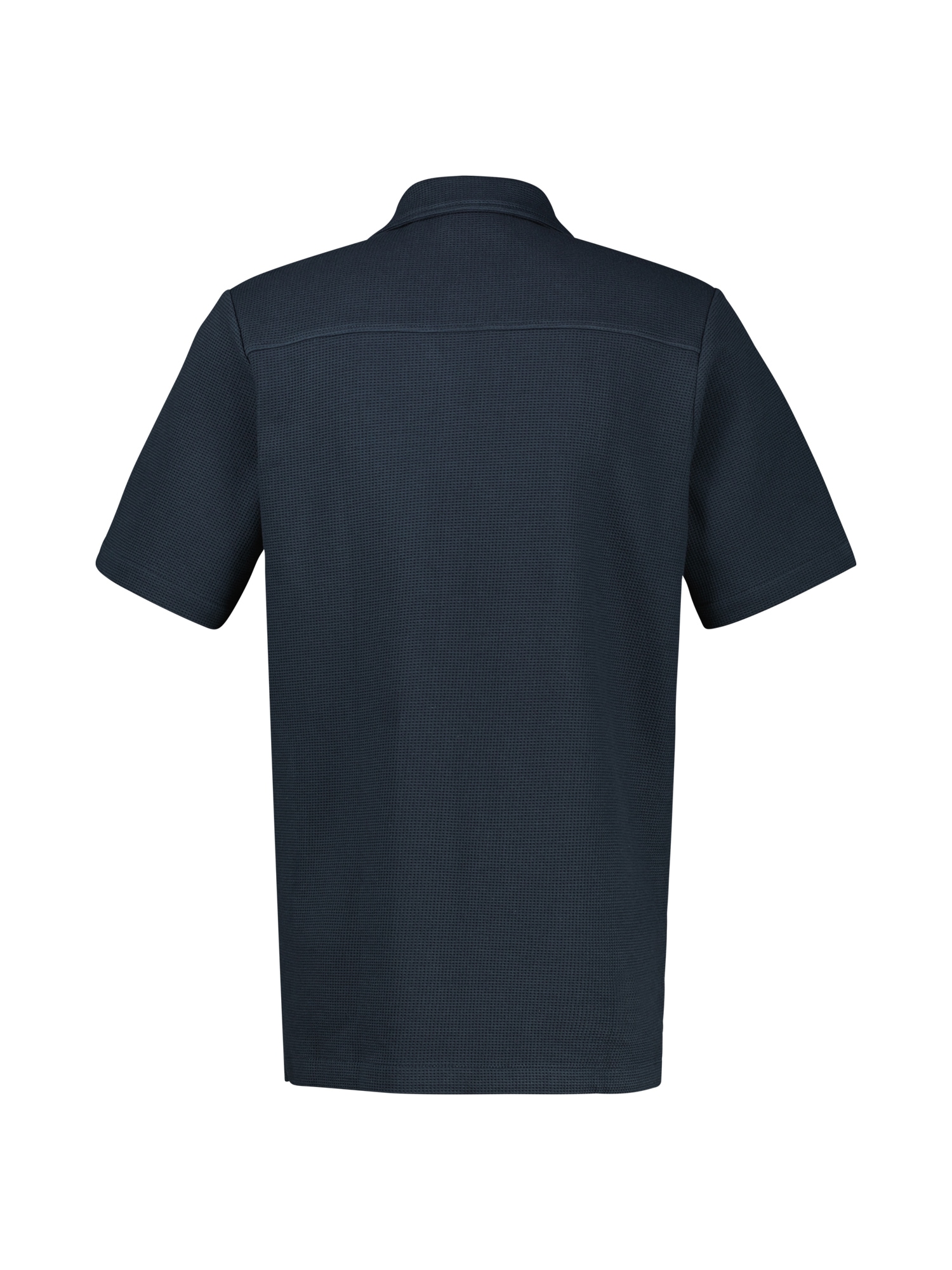 LERROS Poloshirt »Poloshirt mit durchgehender Knopfleiste, unifarben«