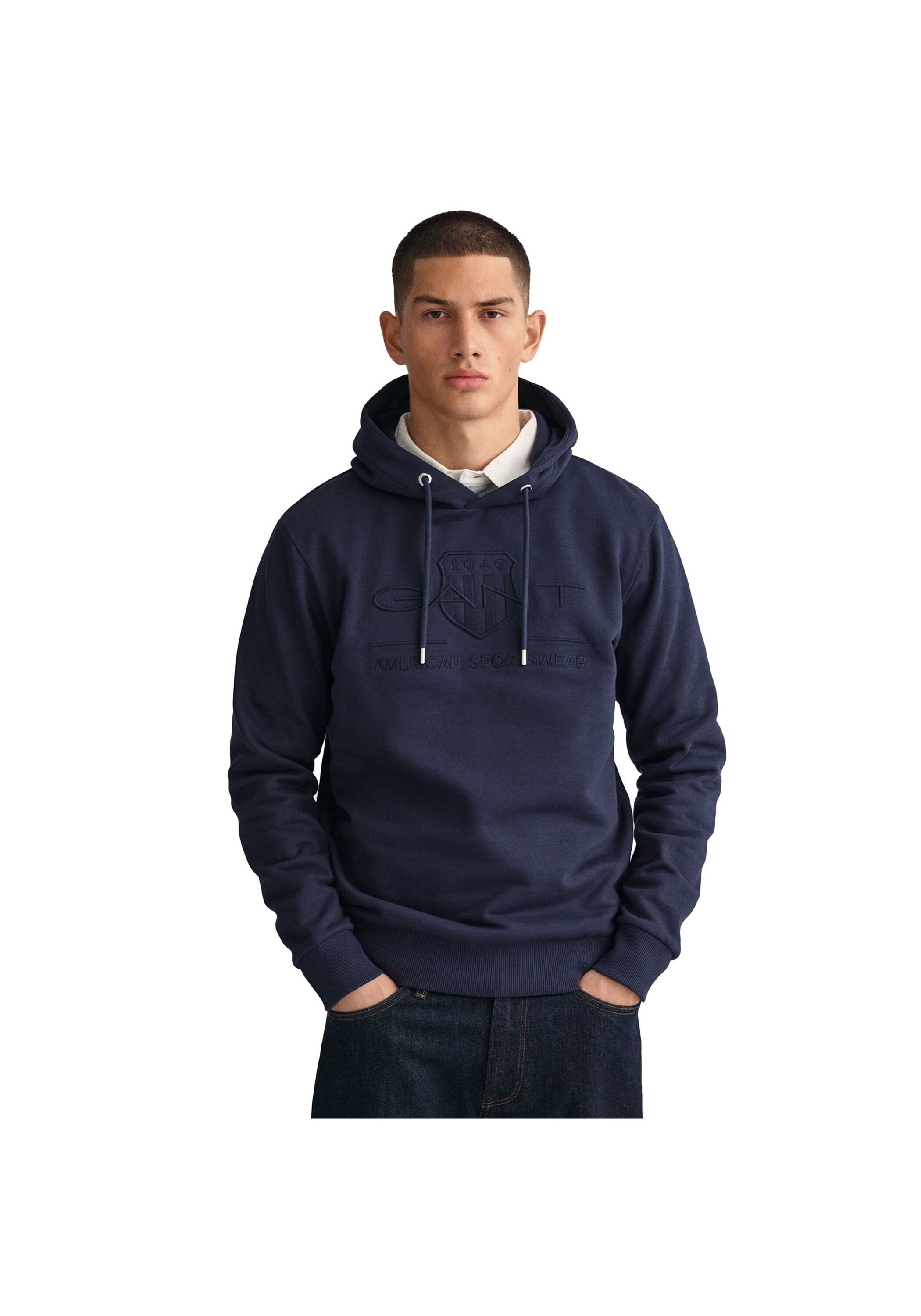 Gant Sweatshirt »Sweatshirt REGULAR TONAL SHIELD HOODIE«
