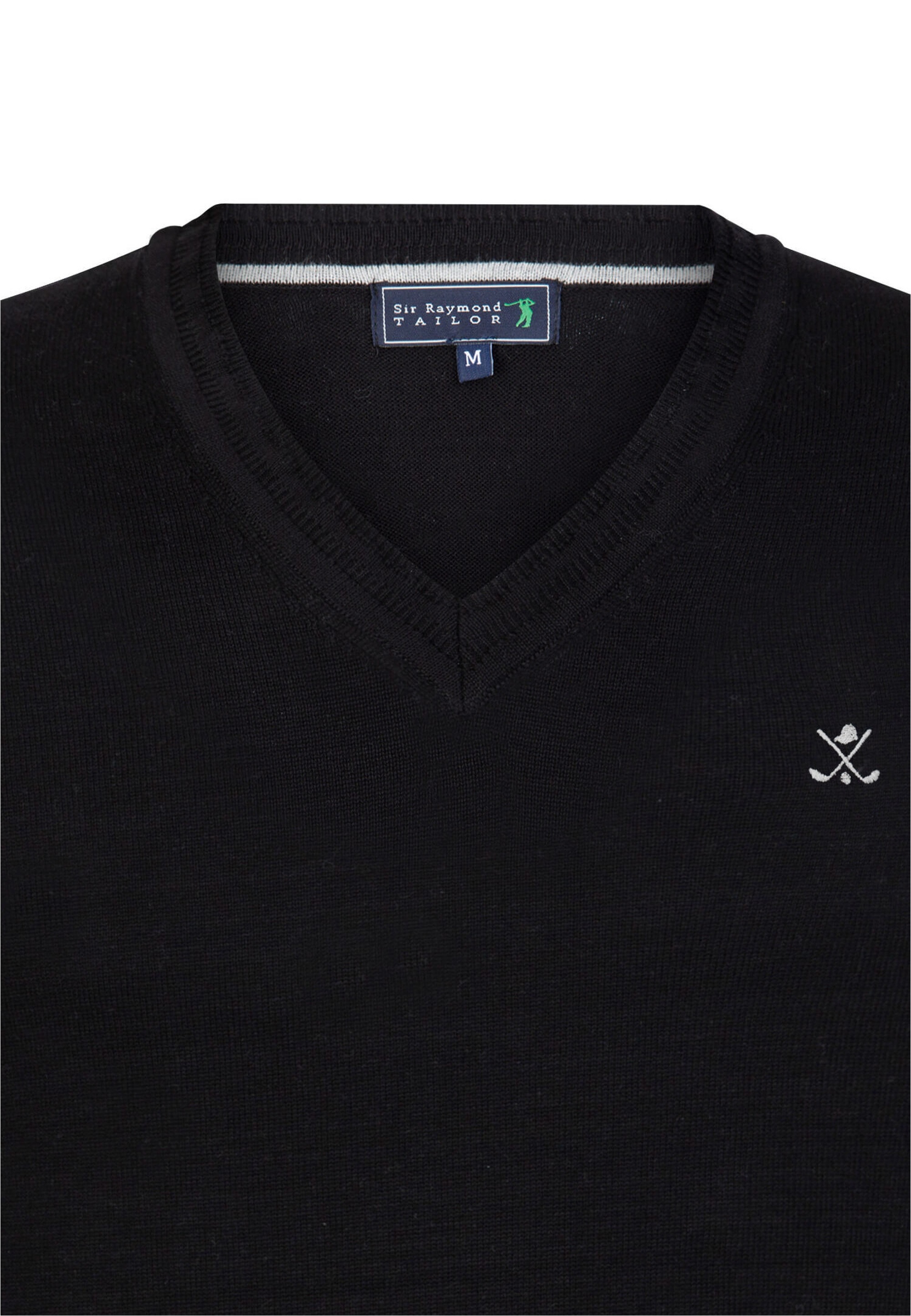 SIR RAYMOND TAILOR Strickpullover »Los Angeles«, (1 tlg.), mit klassischem V-Ausschnitt