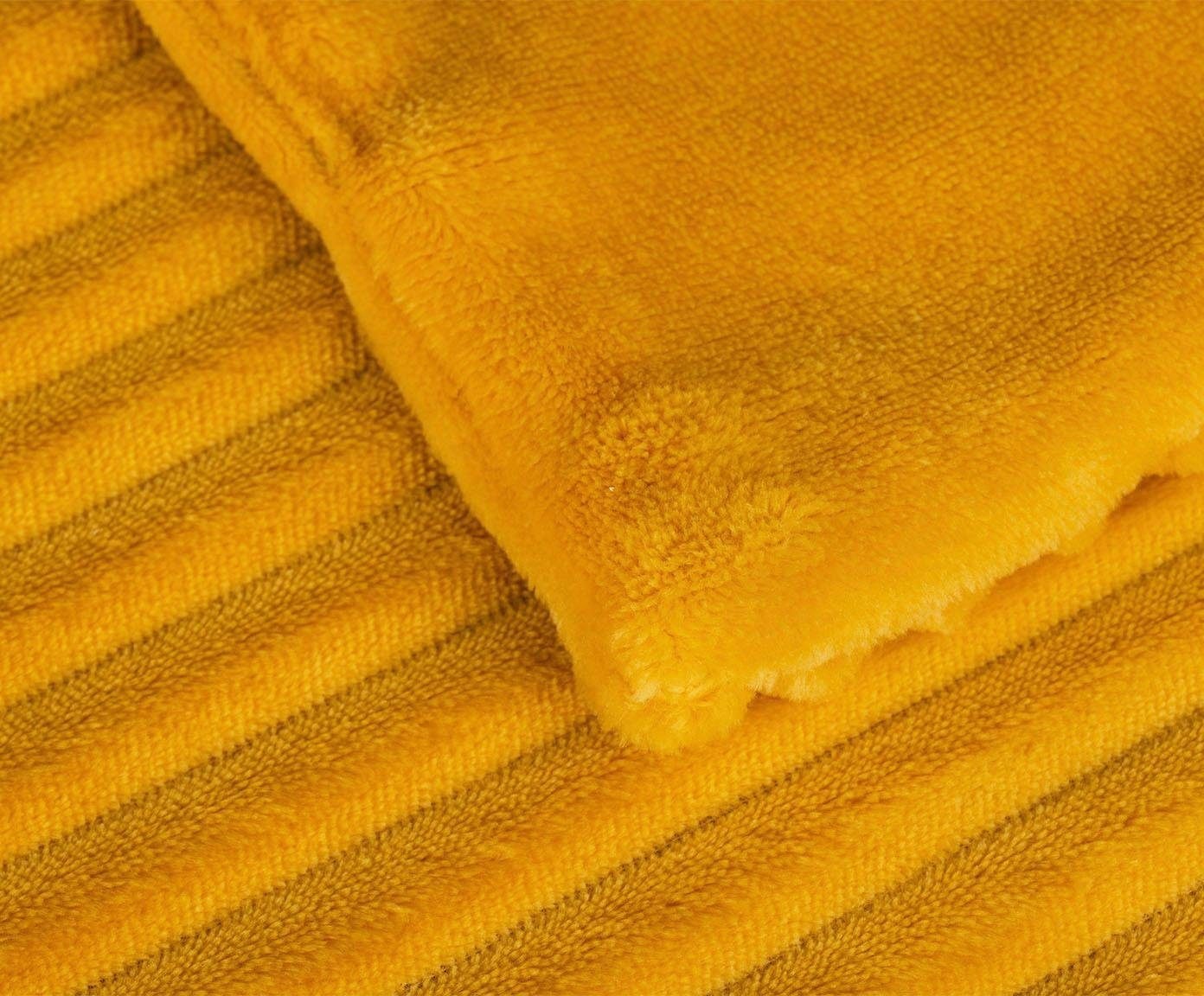 Gözze Wohndecke "Cordoptik" mit Glanzeffekt, Kuscheldecke günstig online kaufen