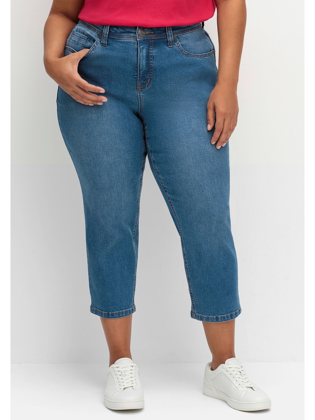 Sheego Stretch-Jeans »Große Größen«, im Curvy-Schnitt PIA