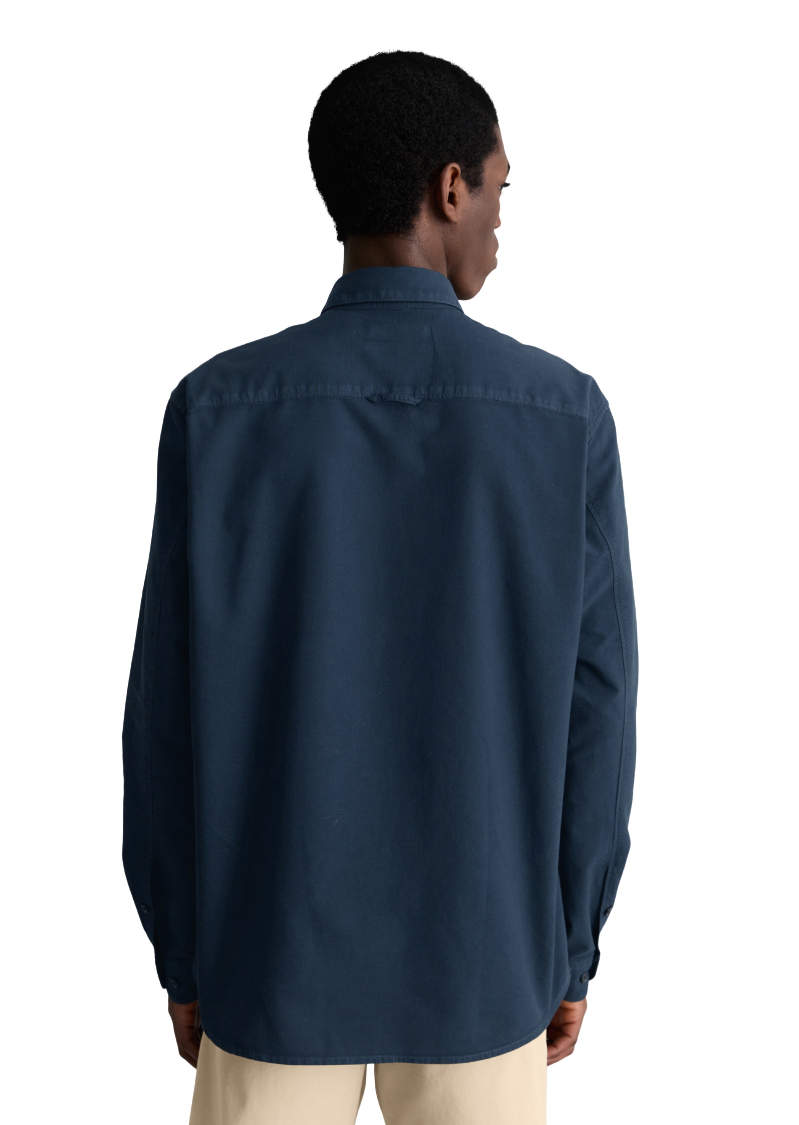 Marc O'Polo DENIM Langarmhemd Oxford-Hemd regular fit aus reiner Bio-Baumwolle