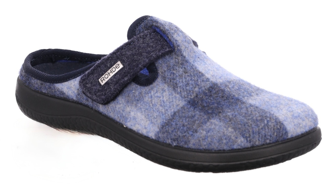 Rohde Pantoffel "BARI", Hausschuh, Schlappen, Clog, Homeslipper mit Klettve günstig online kaufen